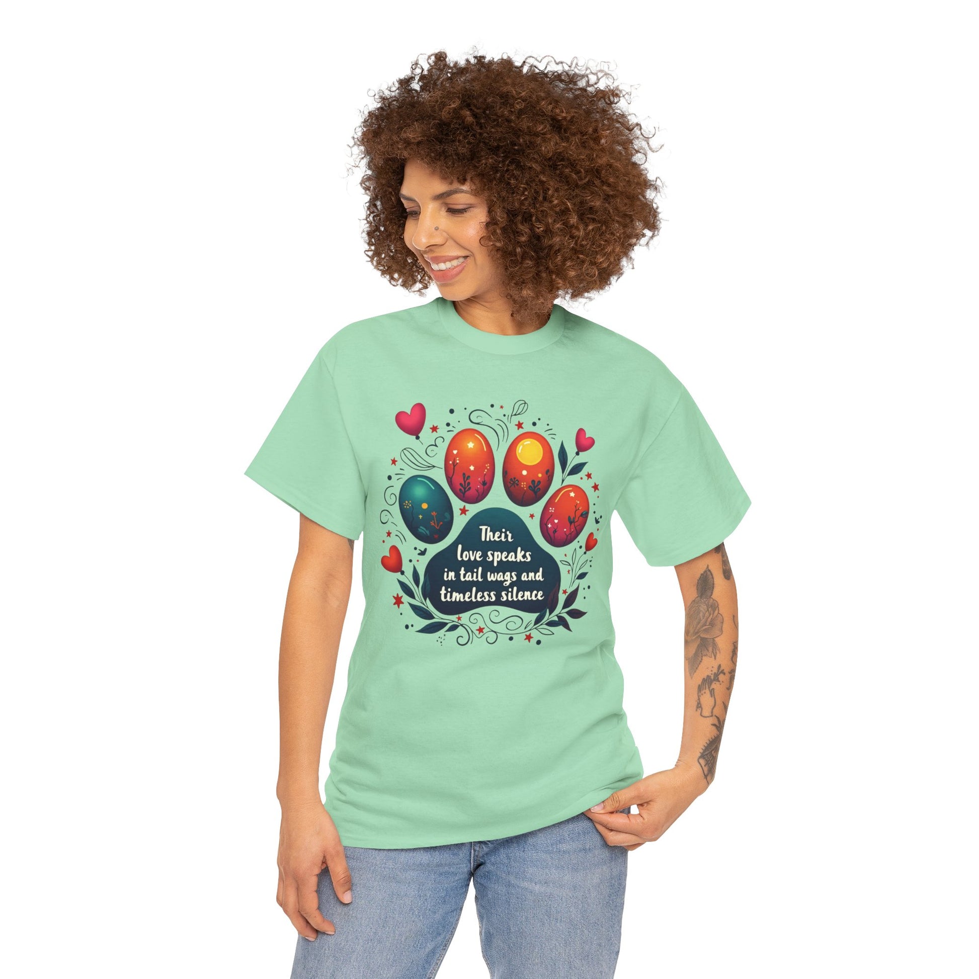 Dog Lover Tee - Their Love Speaks in Tail Wags
