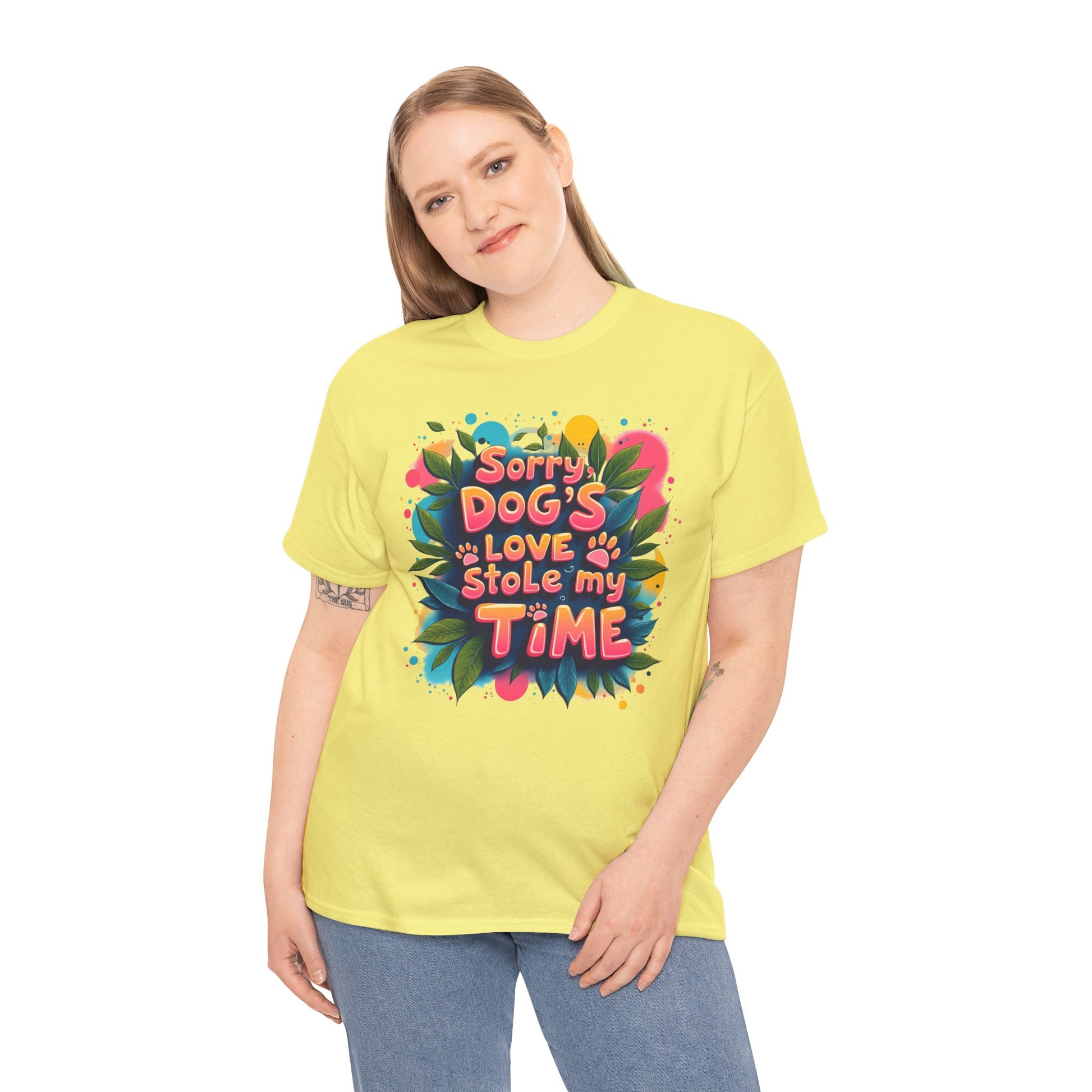 Dog Love Unisex Tee - Sorry Dog's Love Stole My Time