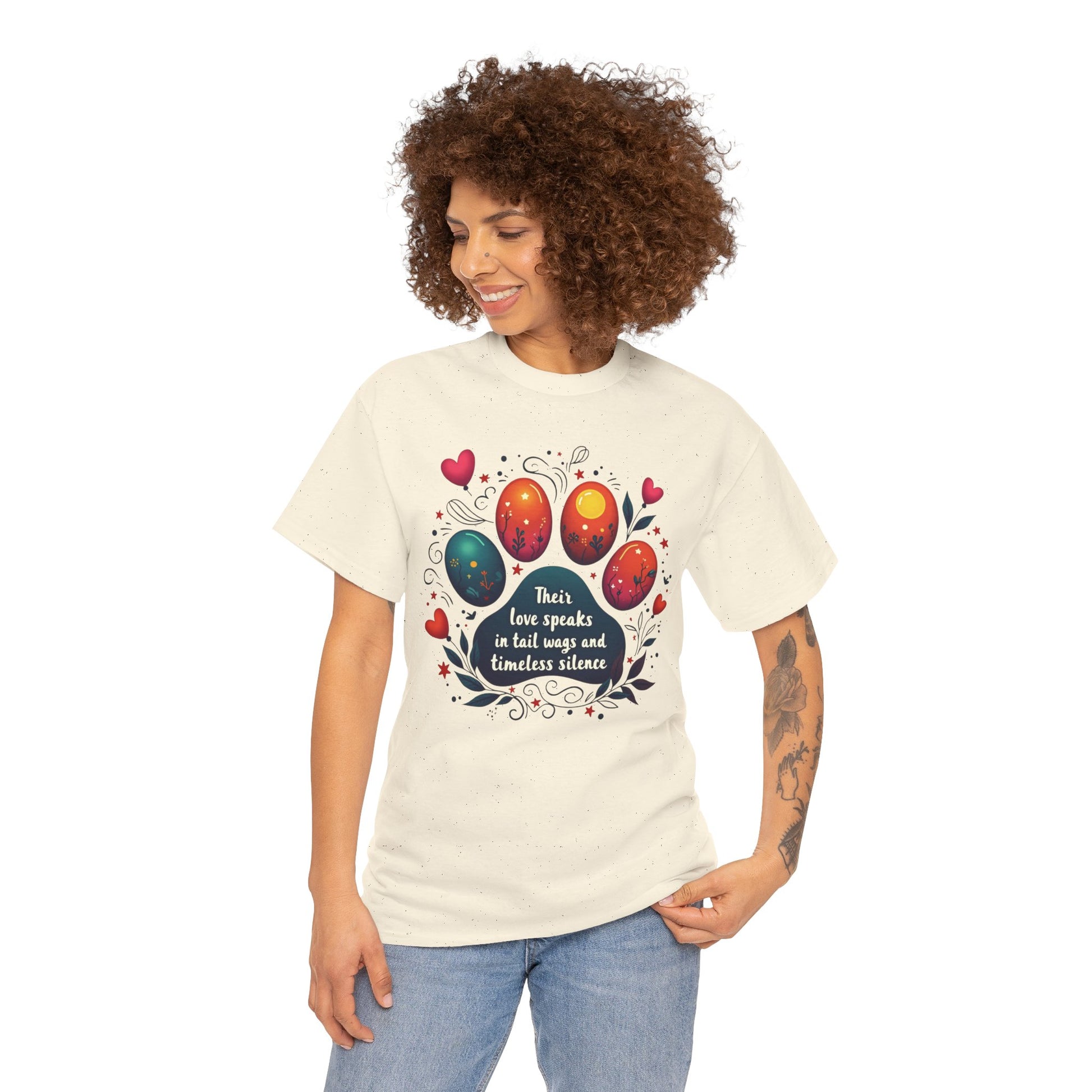 Dog Lover Tee - Their Love Speaks in Tail Wags