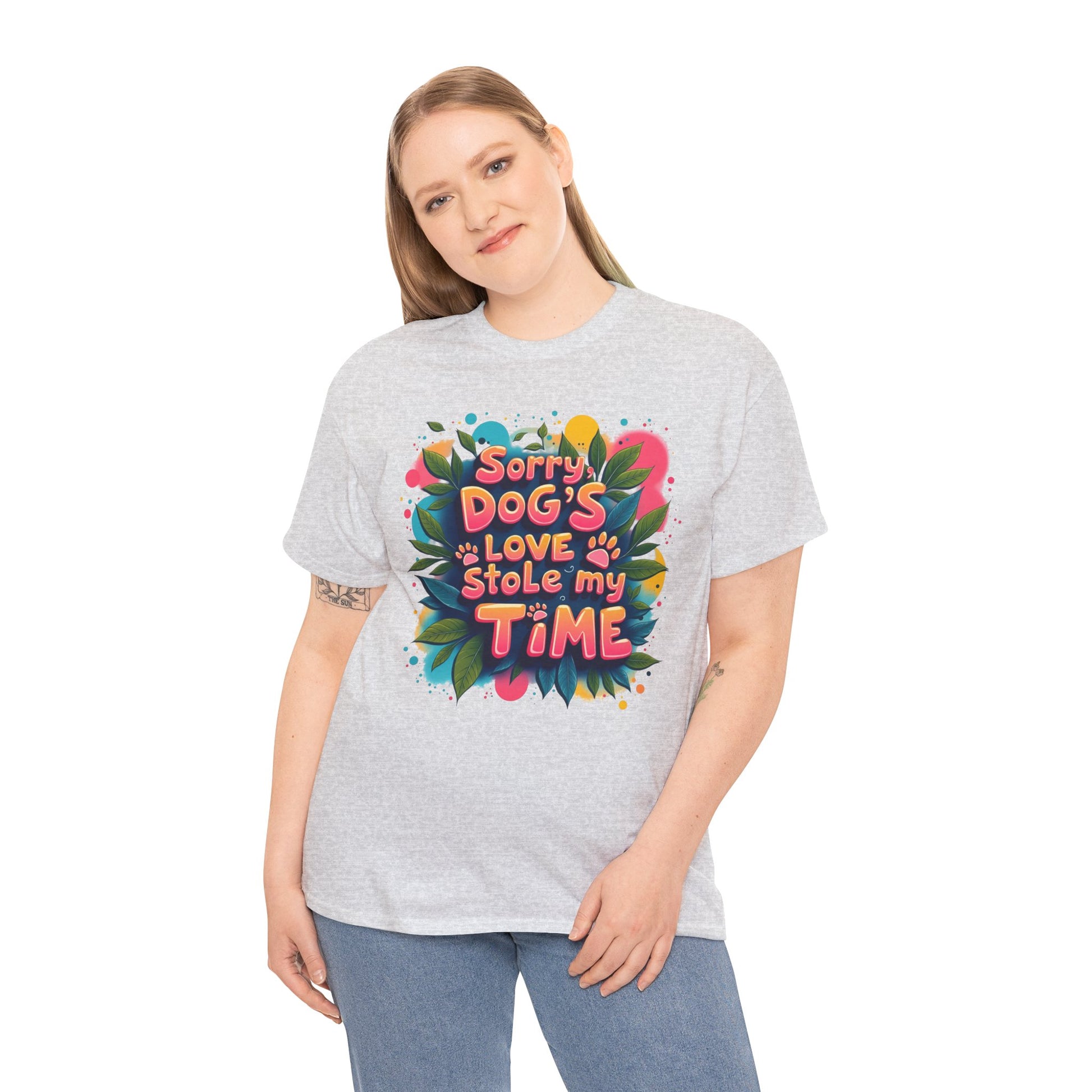 Dog Love Unisex Tee - Sorry Dog's Love Stole My Time
