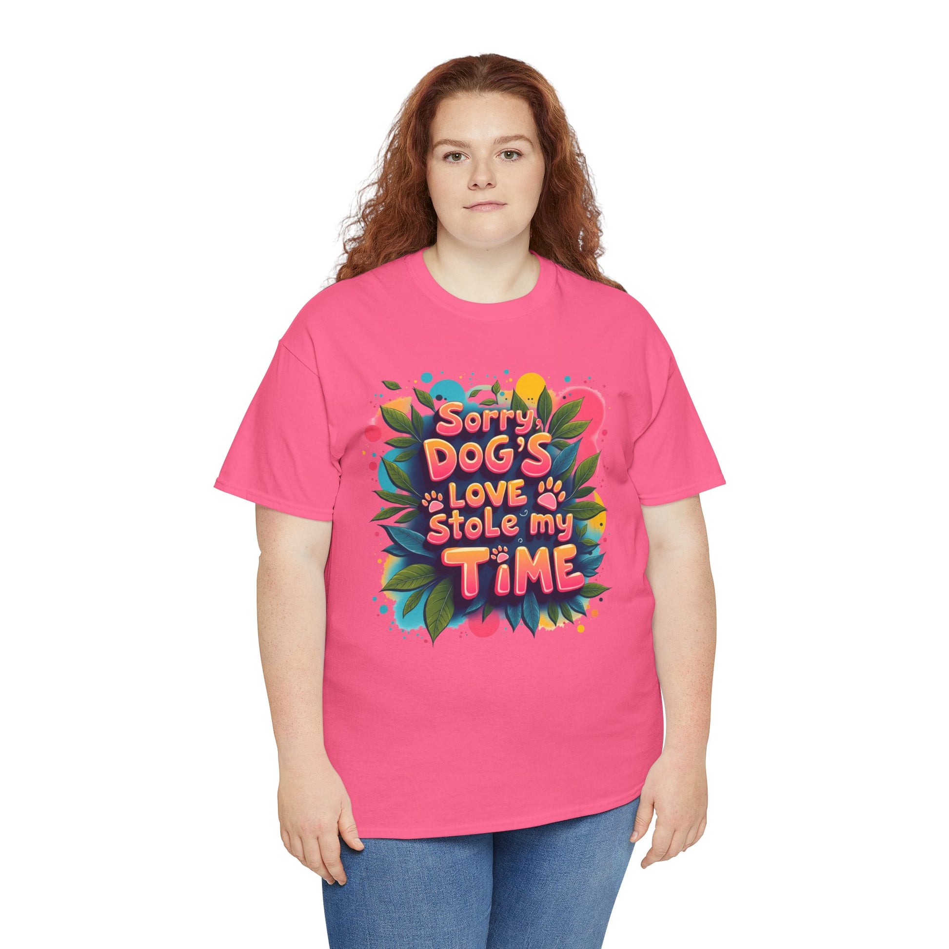 Dog Love Unisex Tee - Sorry Dog's Love Stole My Time