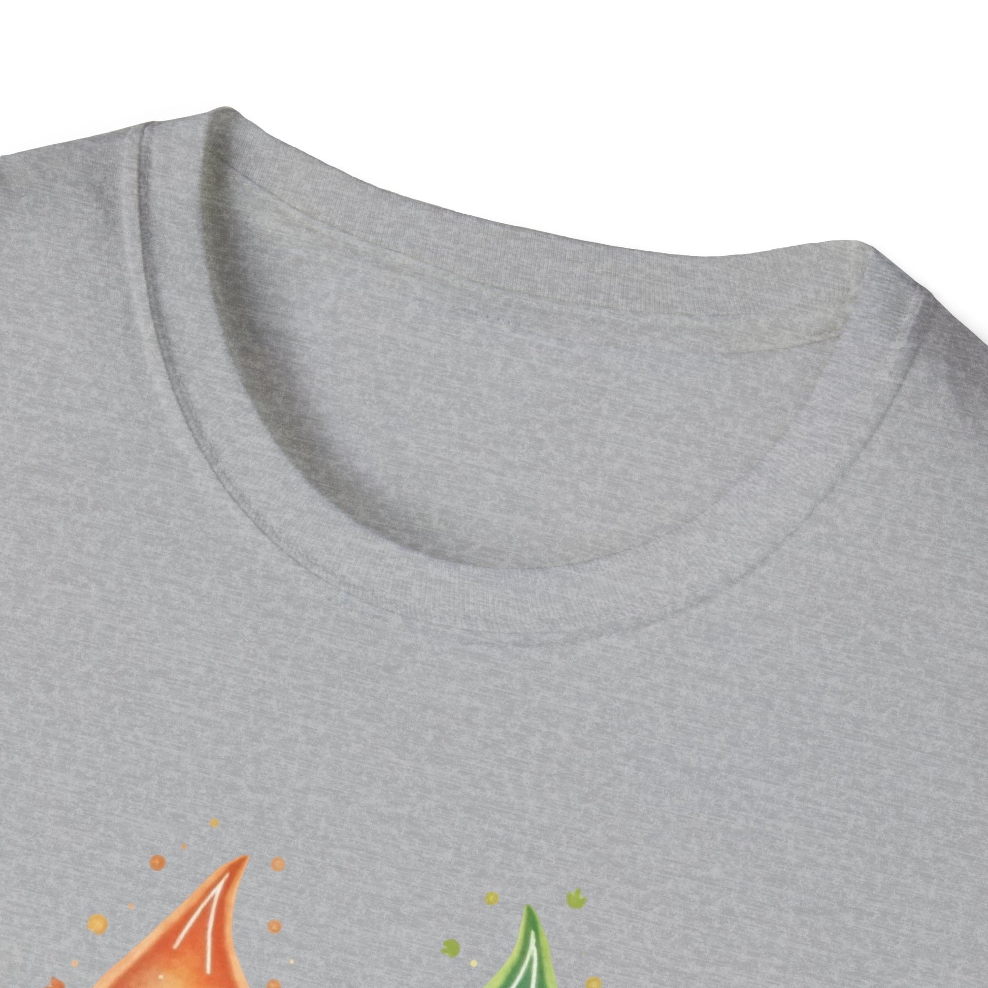Paw Print T-Shirt - Color Your World with Softstyle Unisex Tee