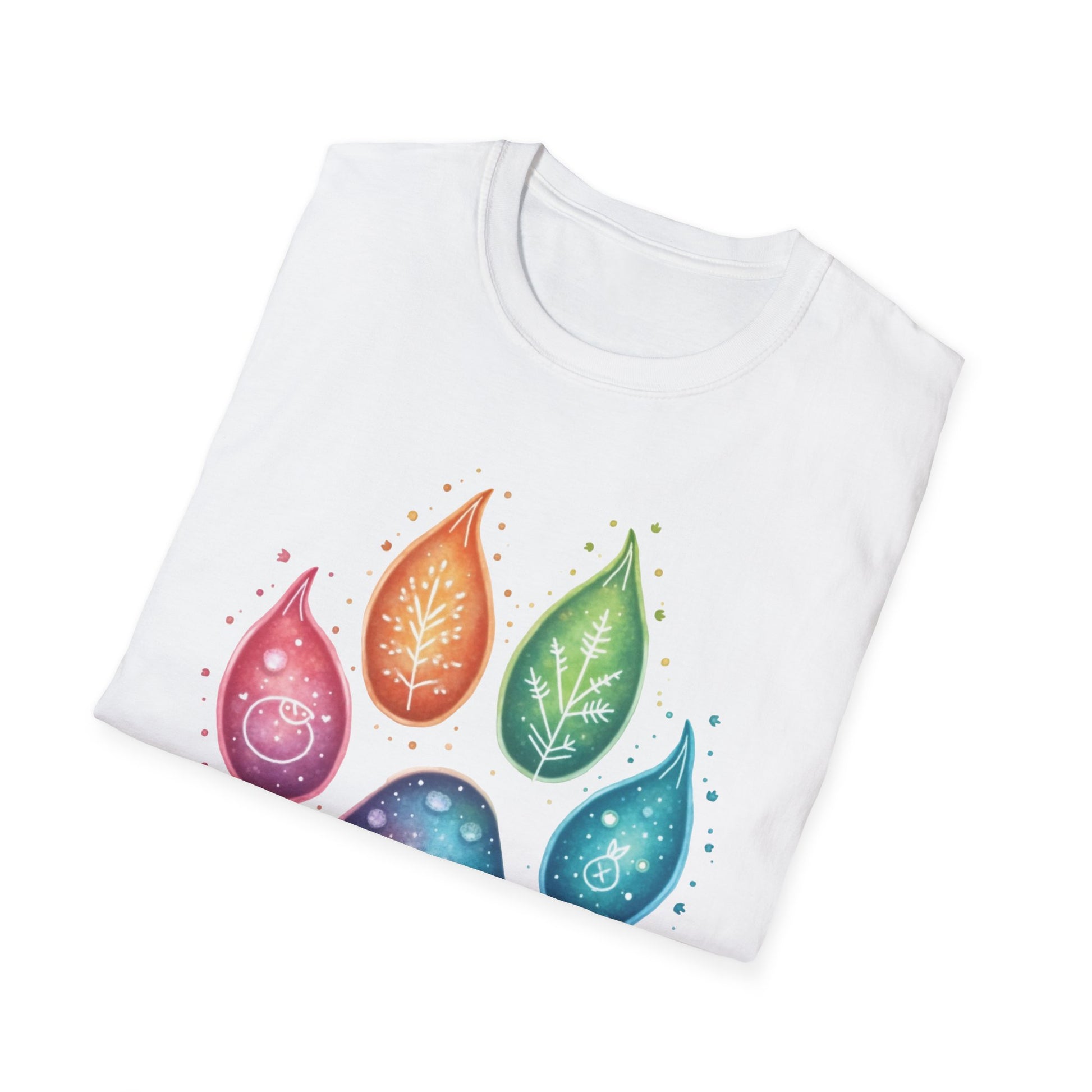 Paw Print T-Shirt - Color Your World with Softstyle Unisex Tee