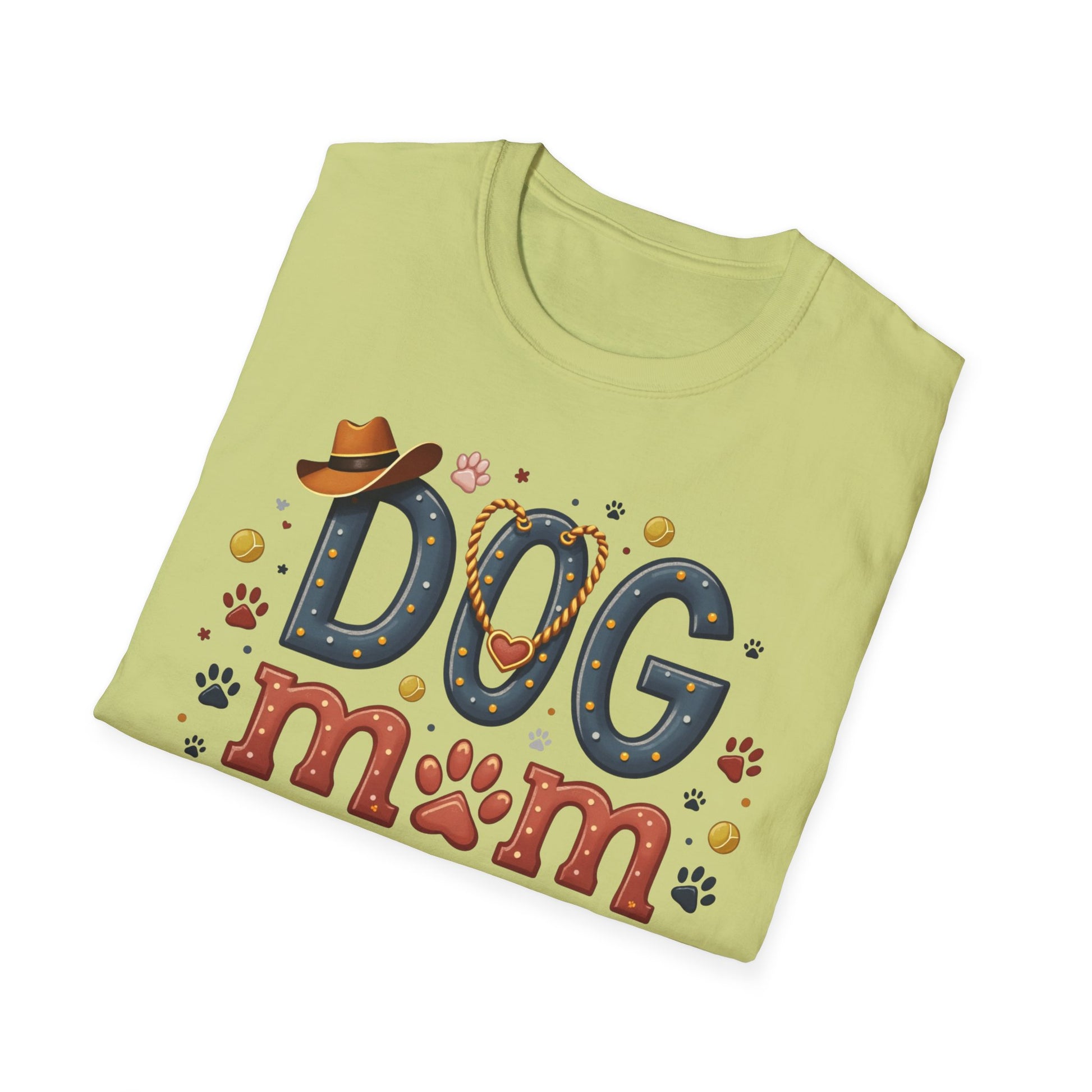 Texas Dog Mom T-Shirt with Texas Map Design