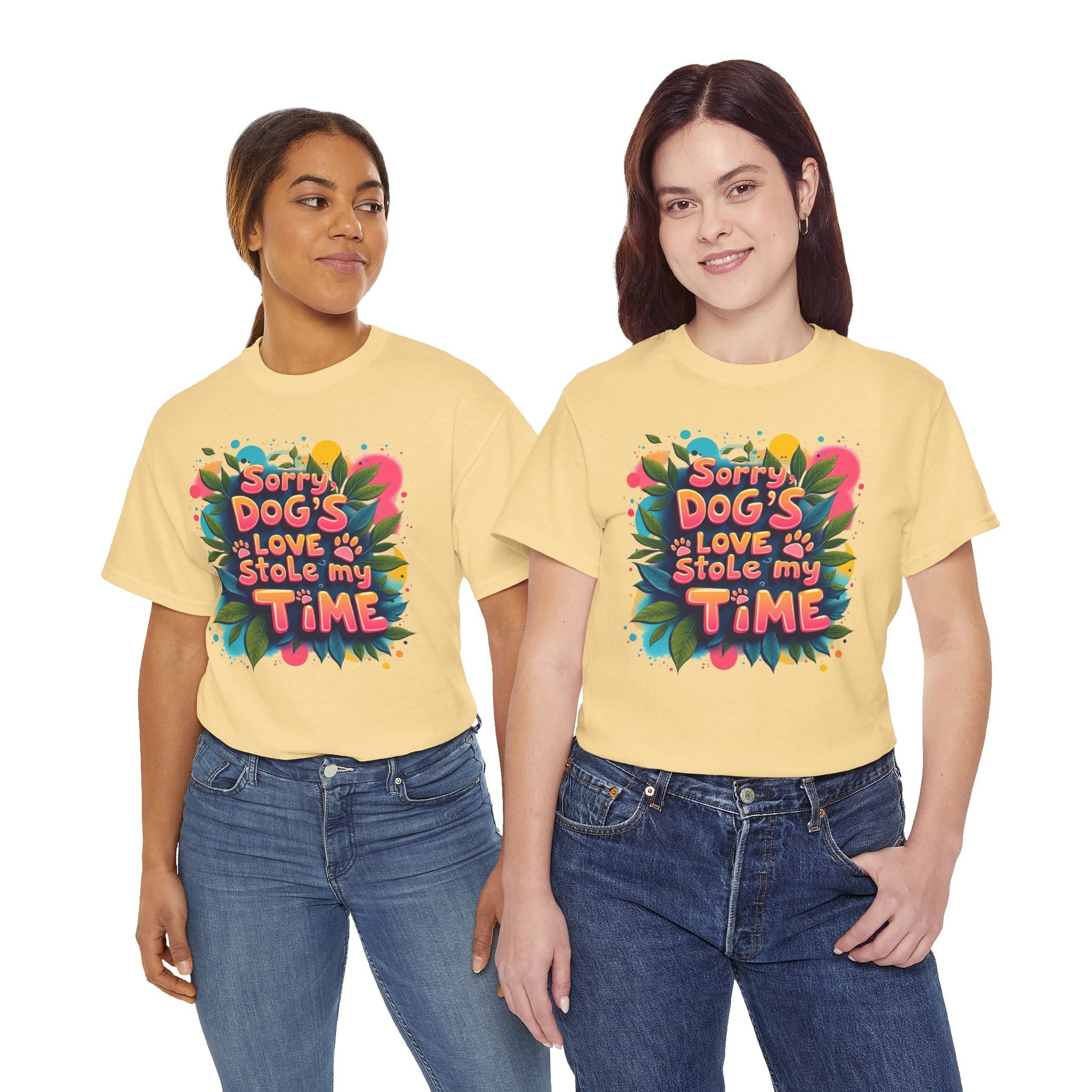 Dog Love Unisex Tee - Sorry Dog's Love Stole My Time