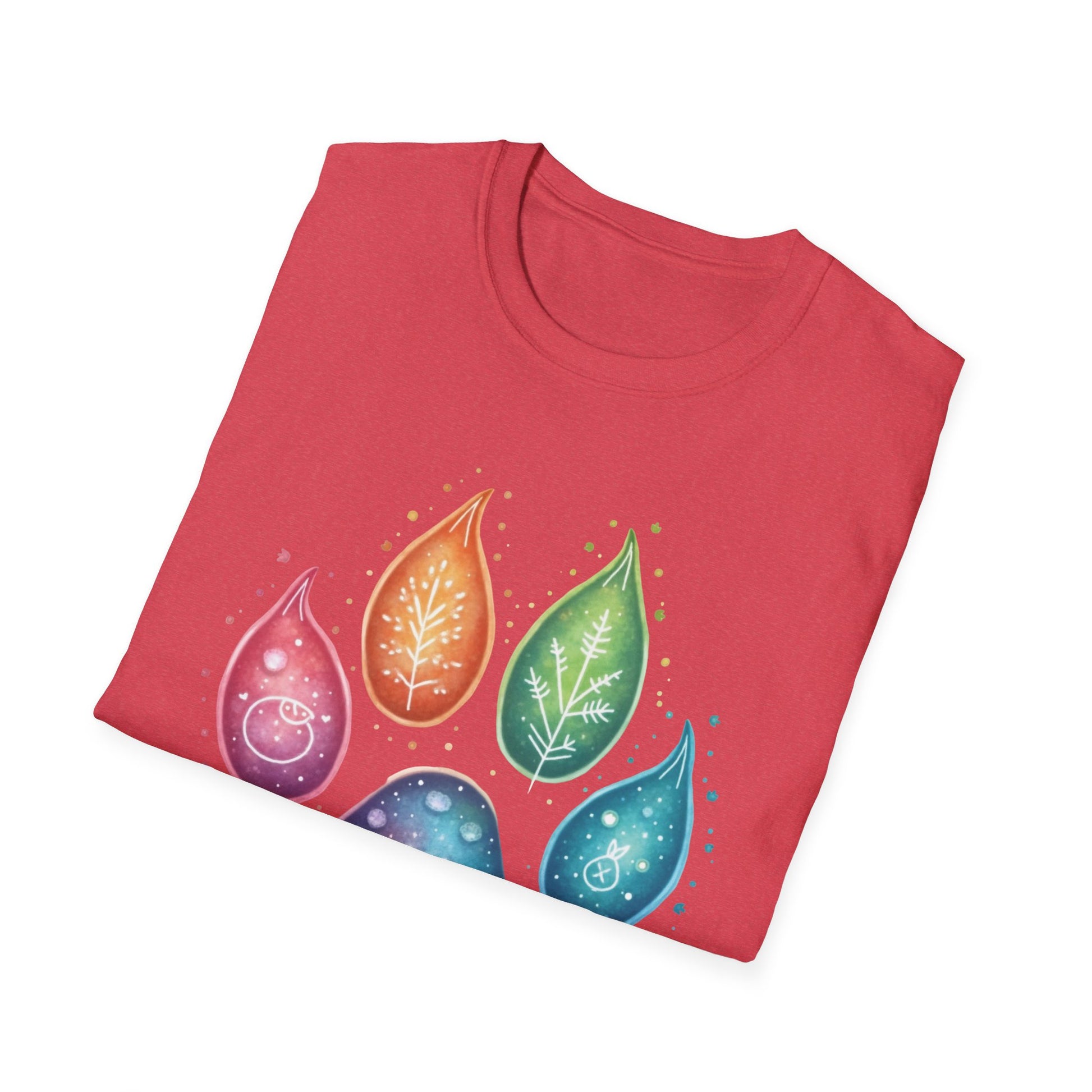 Paw Print T-Shirt - Color Your World with Softstyle Unisex Tee