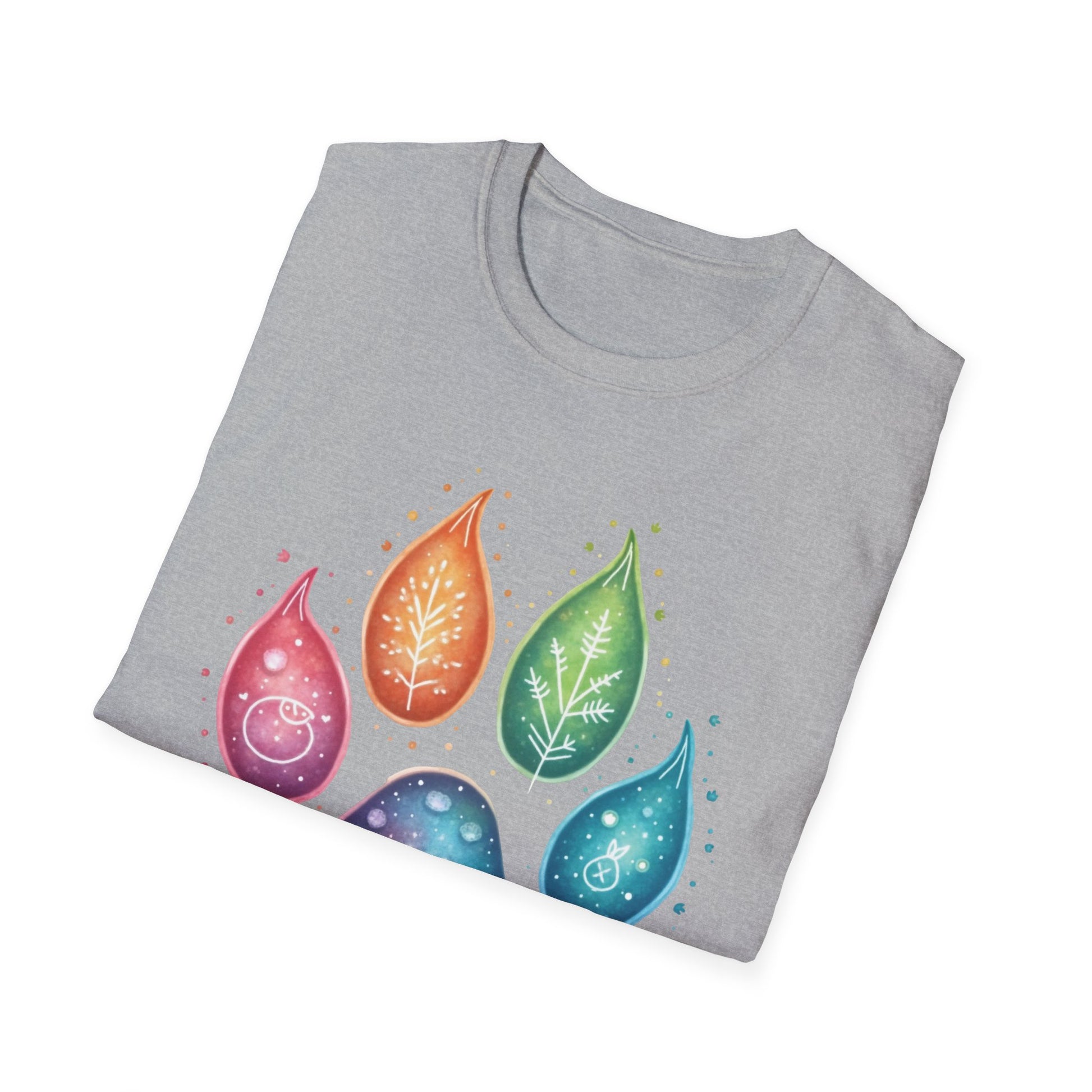 Paw Print T-Shirt - Color Your World with Softstyle Unisex Tee