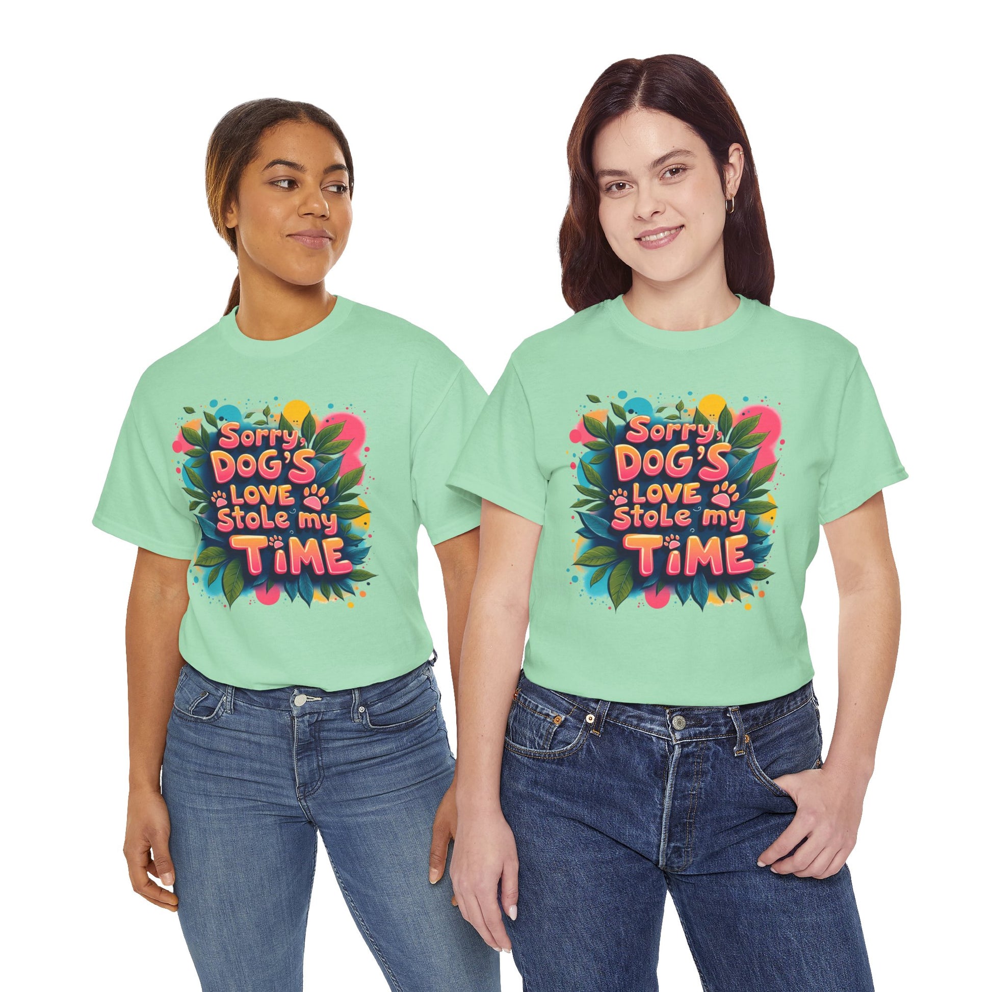 Dog Love Unisex Tee - Sorry Dog's Love Stole My Time