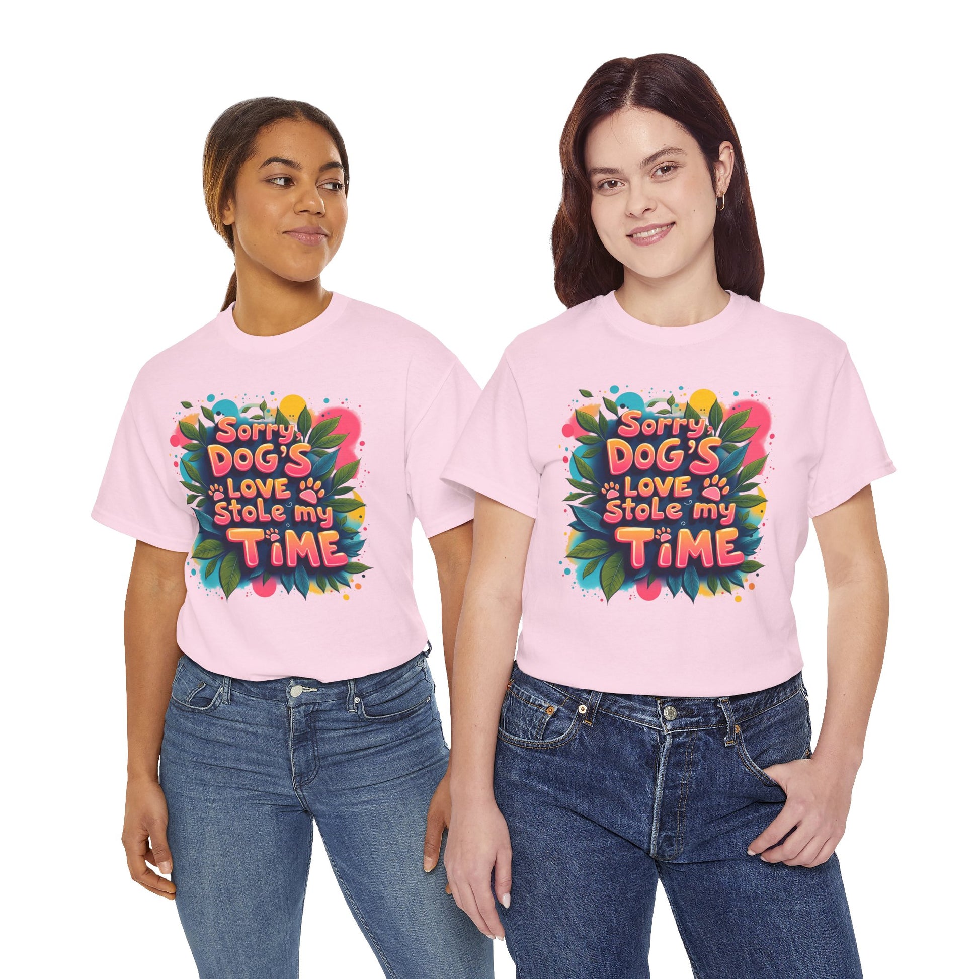 Dog Love Unisex Tee - Sorry Dog's Love Stole My Time