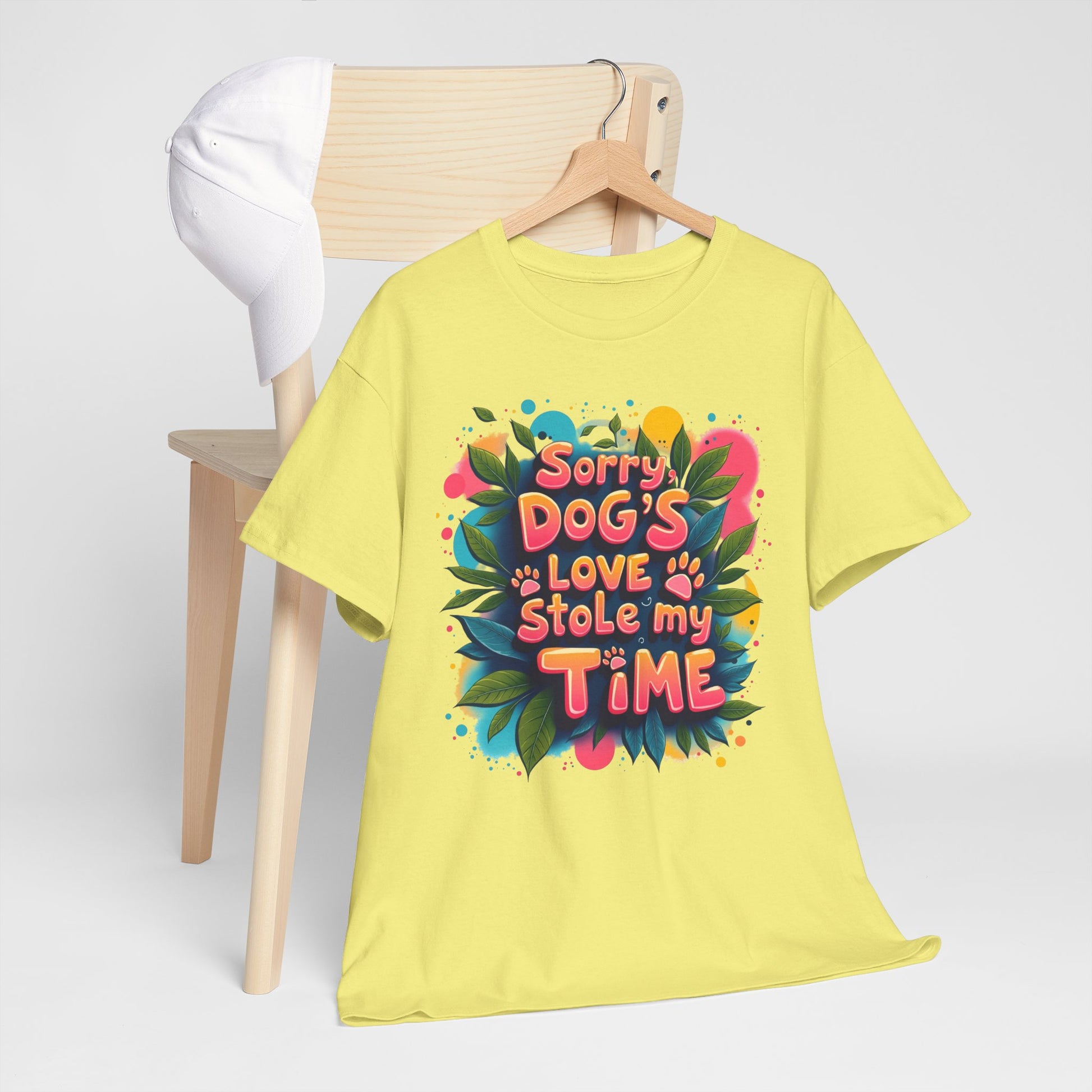 Dog Love Unisex Tee - Sorry Dog's Love Stole My Time