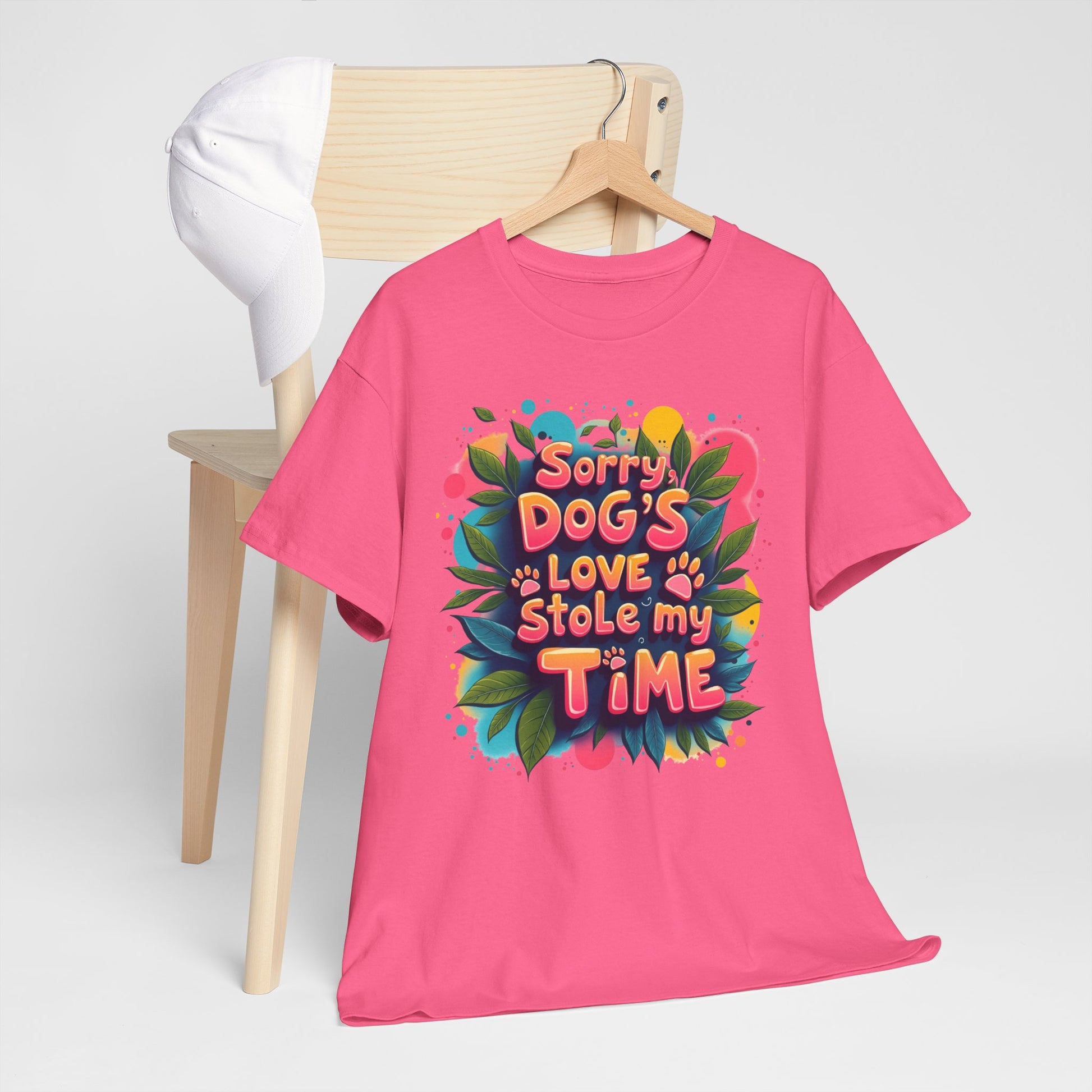 Dog Love Unisex Tee - Sorry Dog's Love Stole My Time
