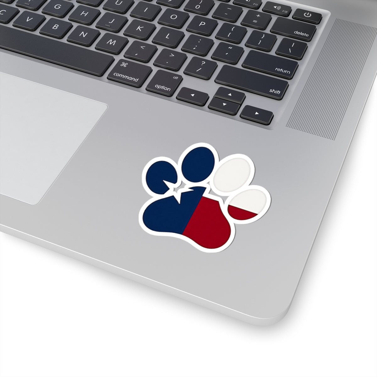 Paw Color Texas Flag Sticker
