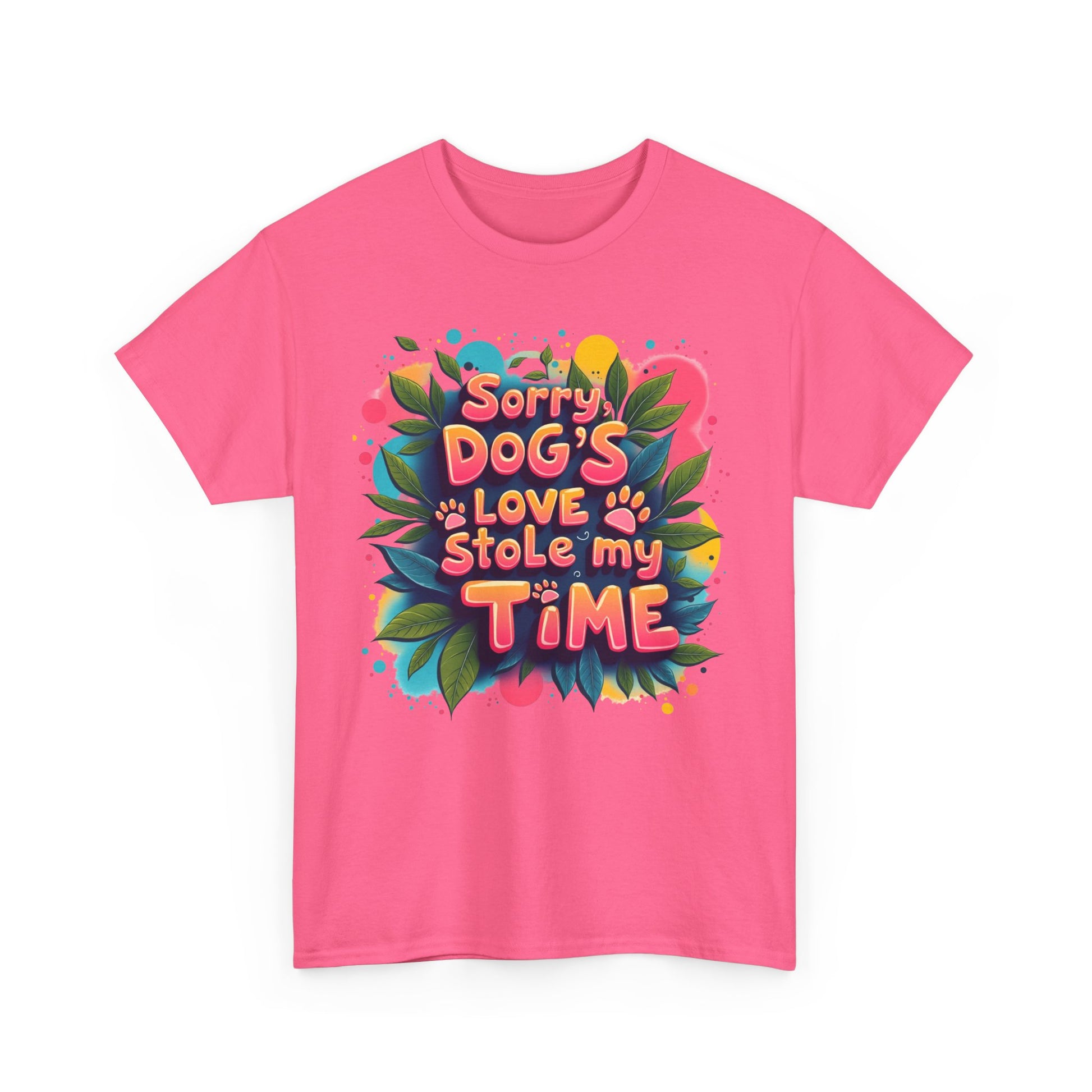 Dog Love Unisex Tee - Sorry Dog's Love Stole My Time