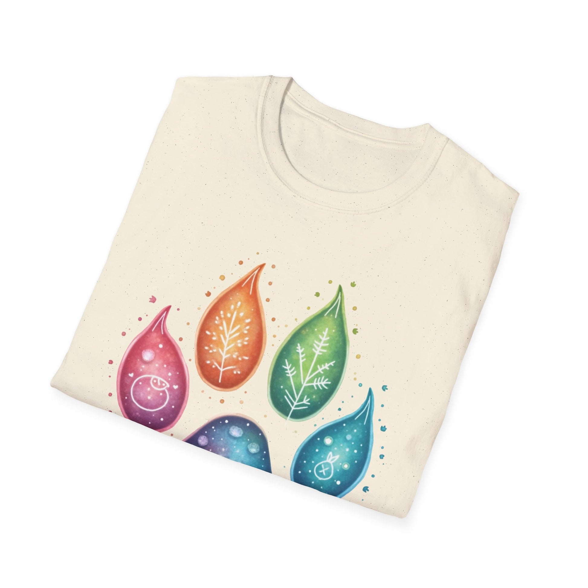 Paw Print T-Shirt - Color Your World with Softstyle Unisex Tee