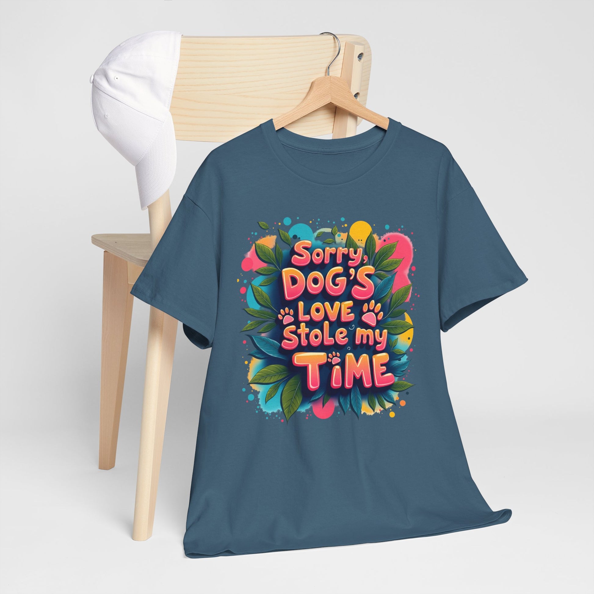 Dog Love Unisex Tee - Sorry Dog's Love Stole My Time
