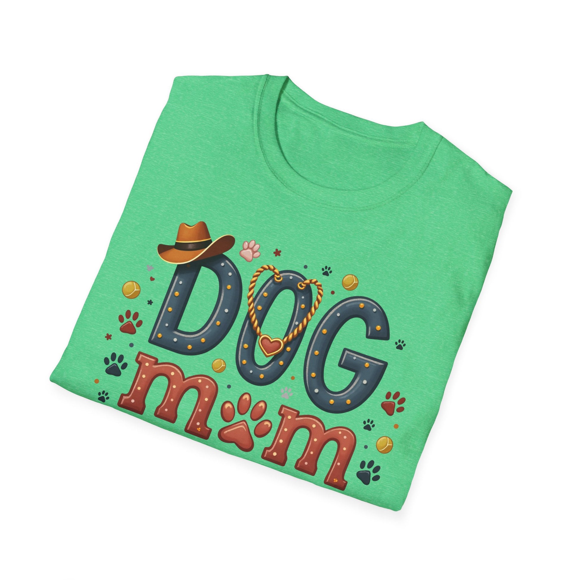 Texas Dog Mom T-Shirt with Texas Map Design