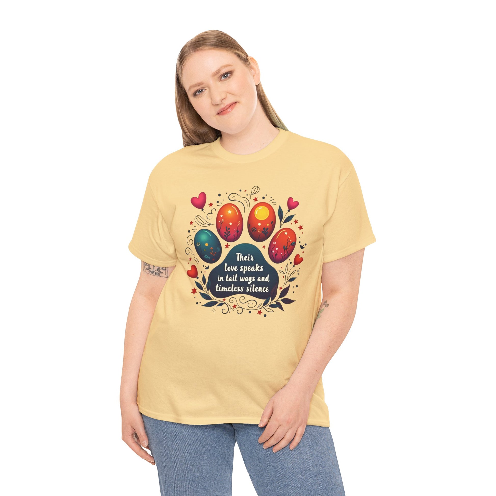 Dog Lover Tee - Their Love Speaks in Tail Wags