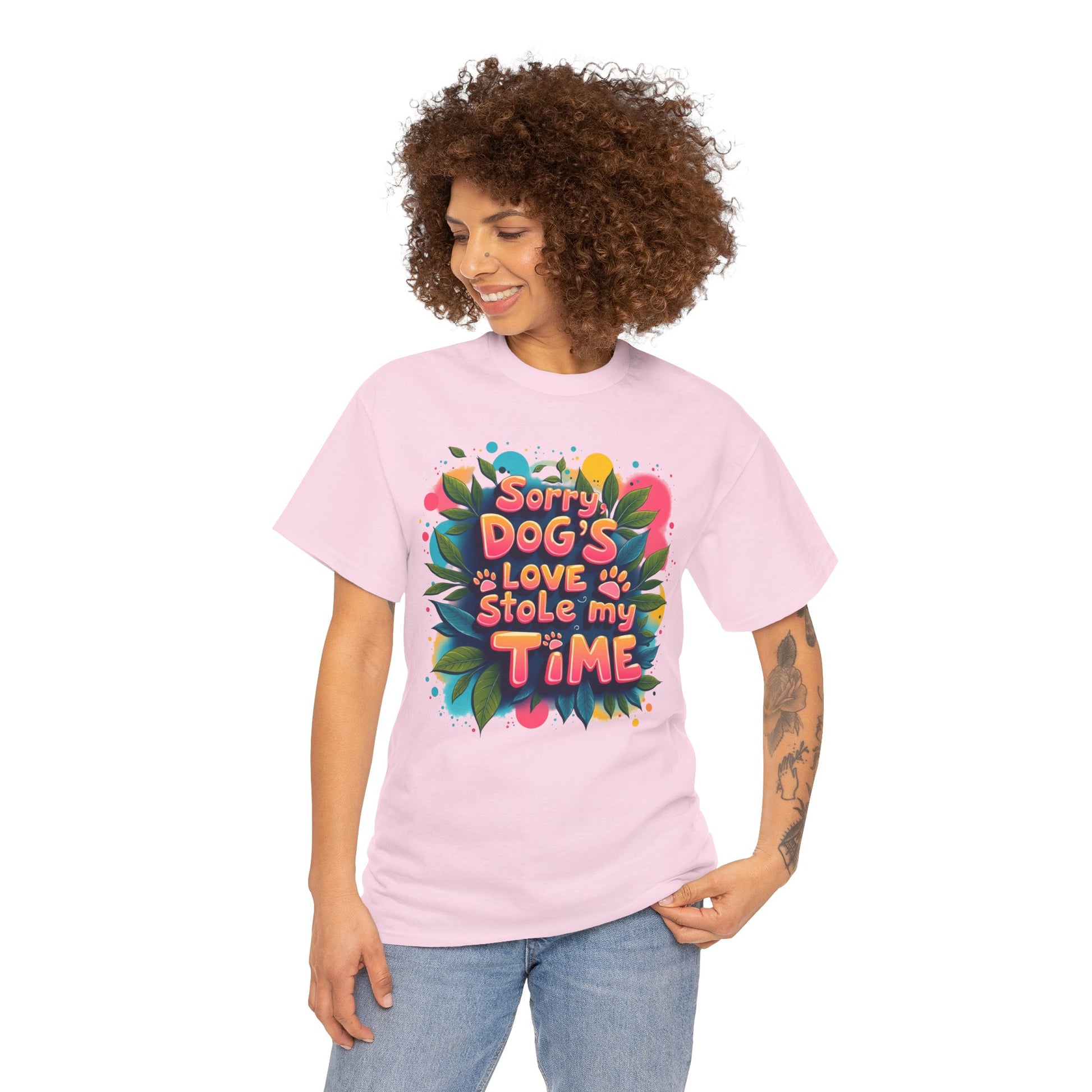 Dog Love Unisex Tee - Sorry Dog's Love Stole My Time