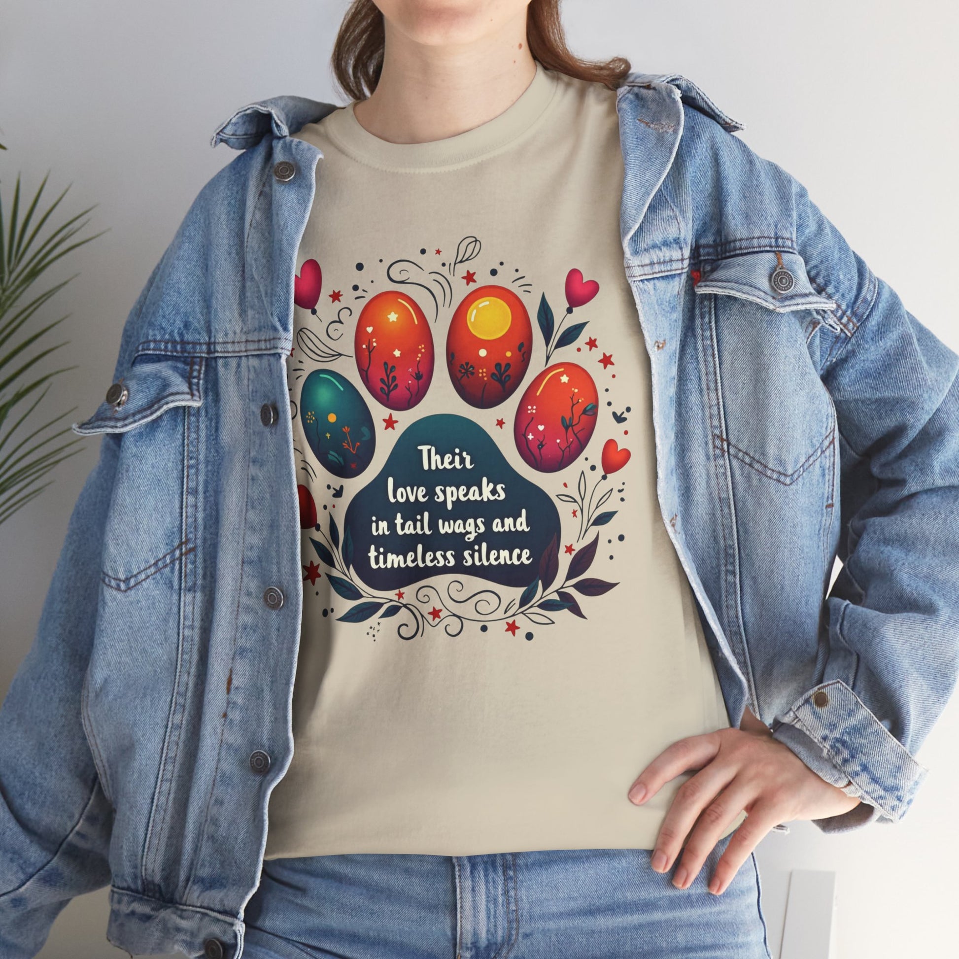 Dog Lover Tee - Their Love Speaks in Tail Wags