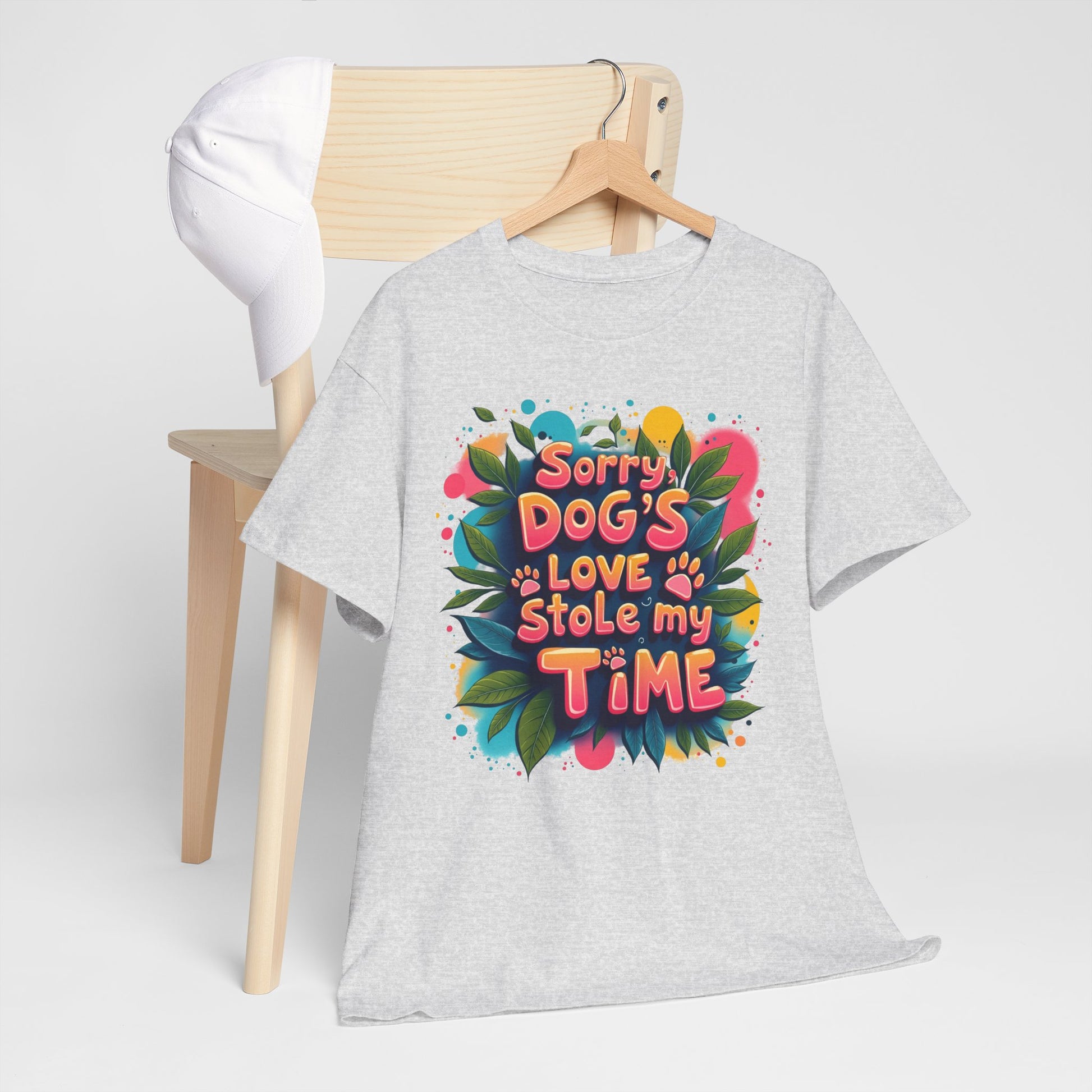 Dog Love Unisex Tee - Sorry Dog's Love Stole My Time