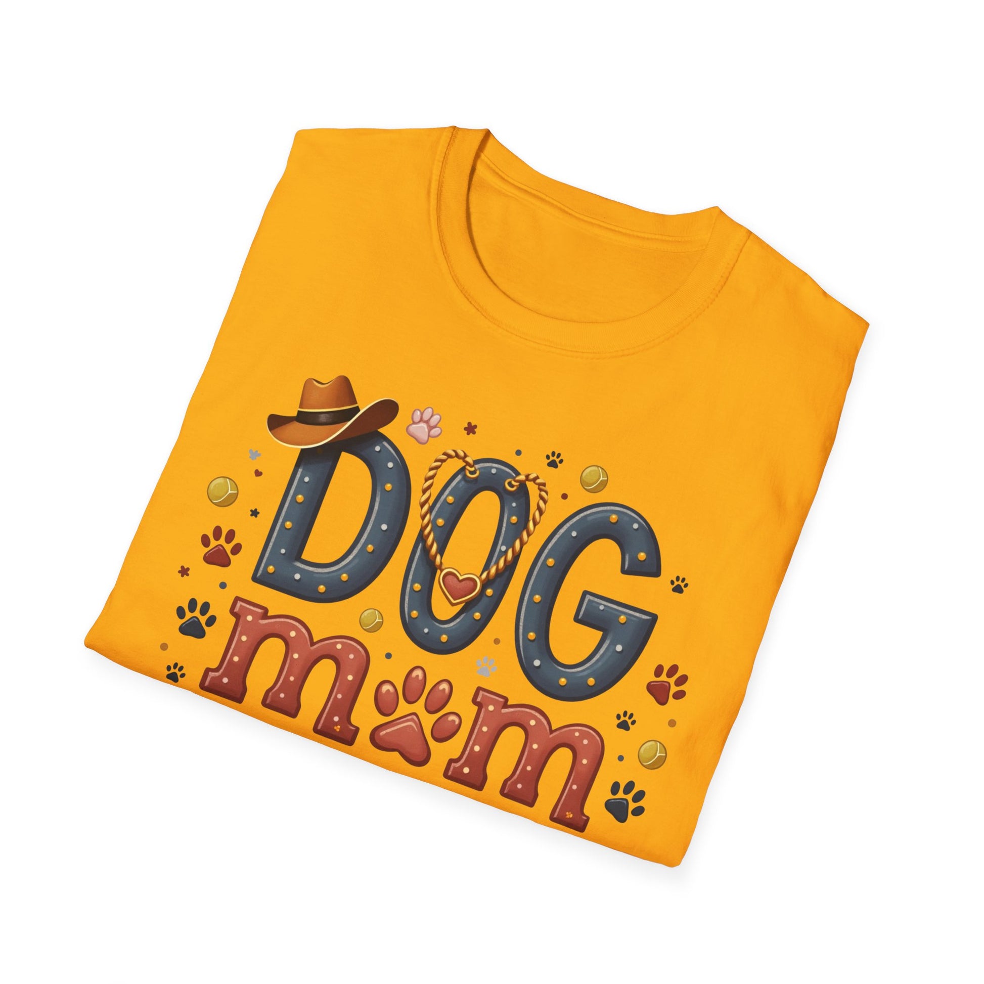Texas Dog Mom T-Shirt with Texas Map Design