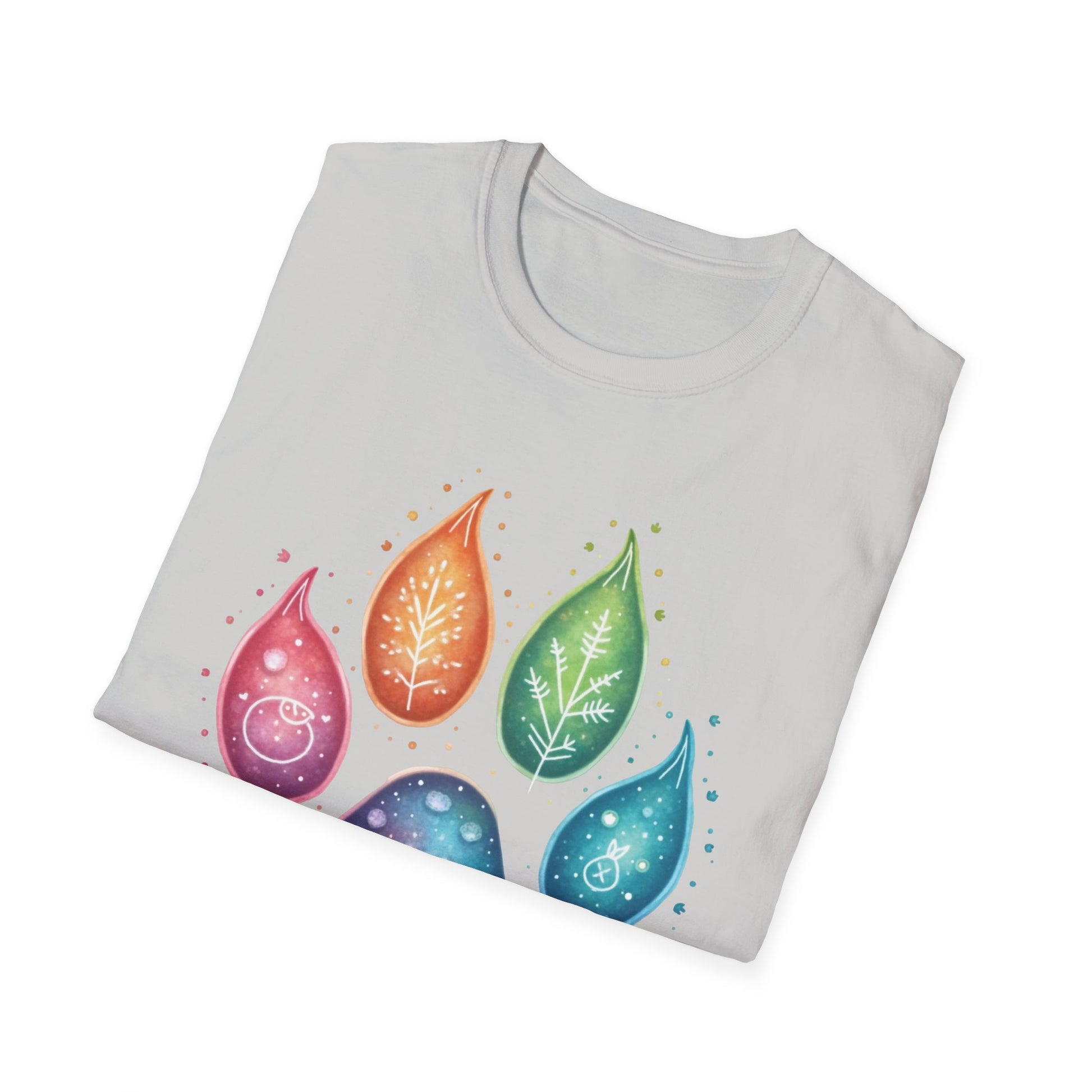 Paw Print T-Shirt - Color Your World with Softstyle Unisex Tee