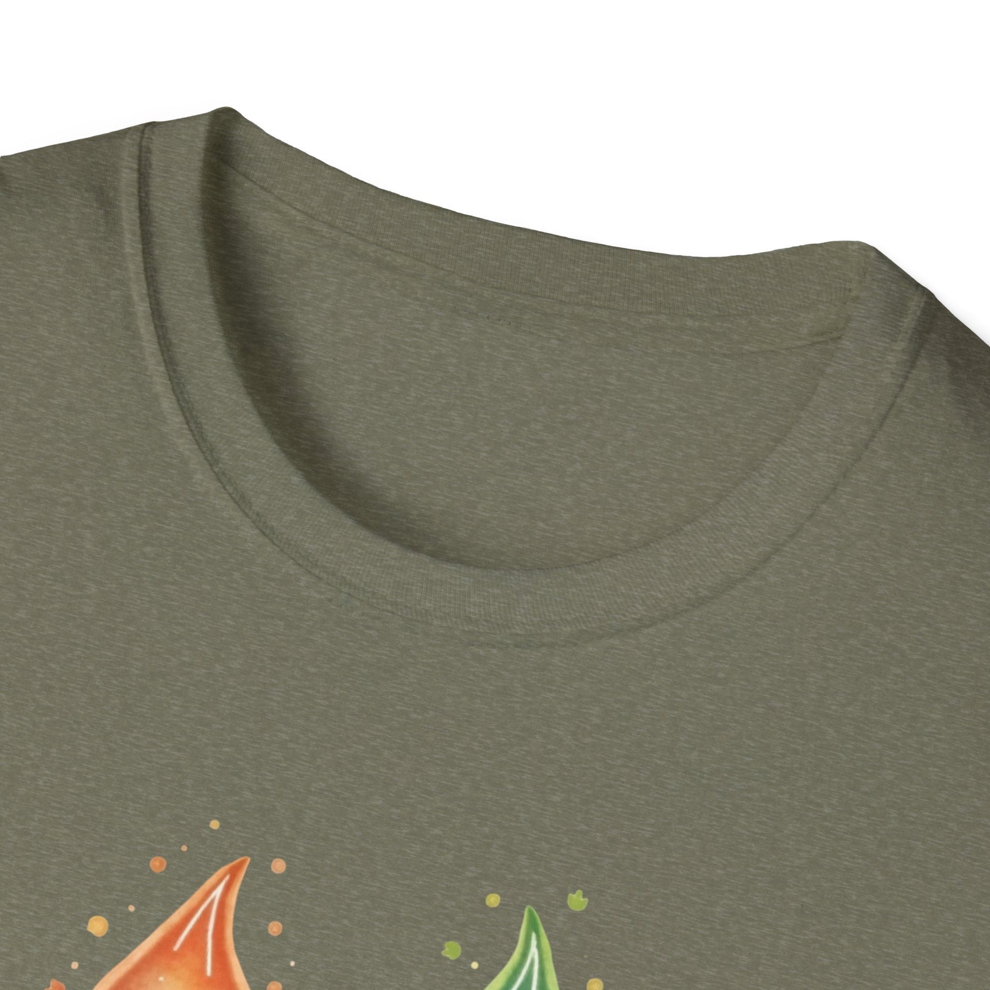 Paw Print T-Shirt - Color Your World with Softstyle Unisex Tee