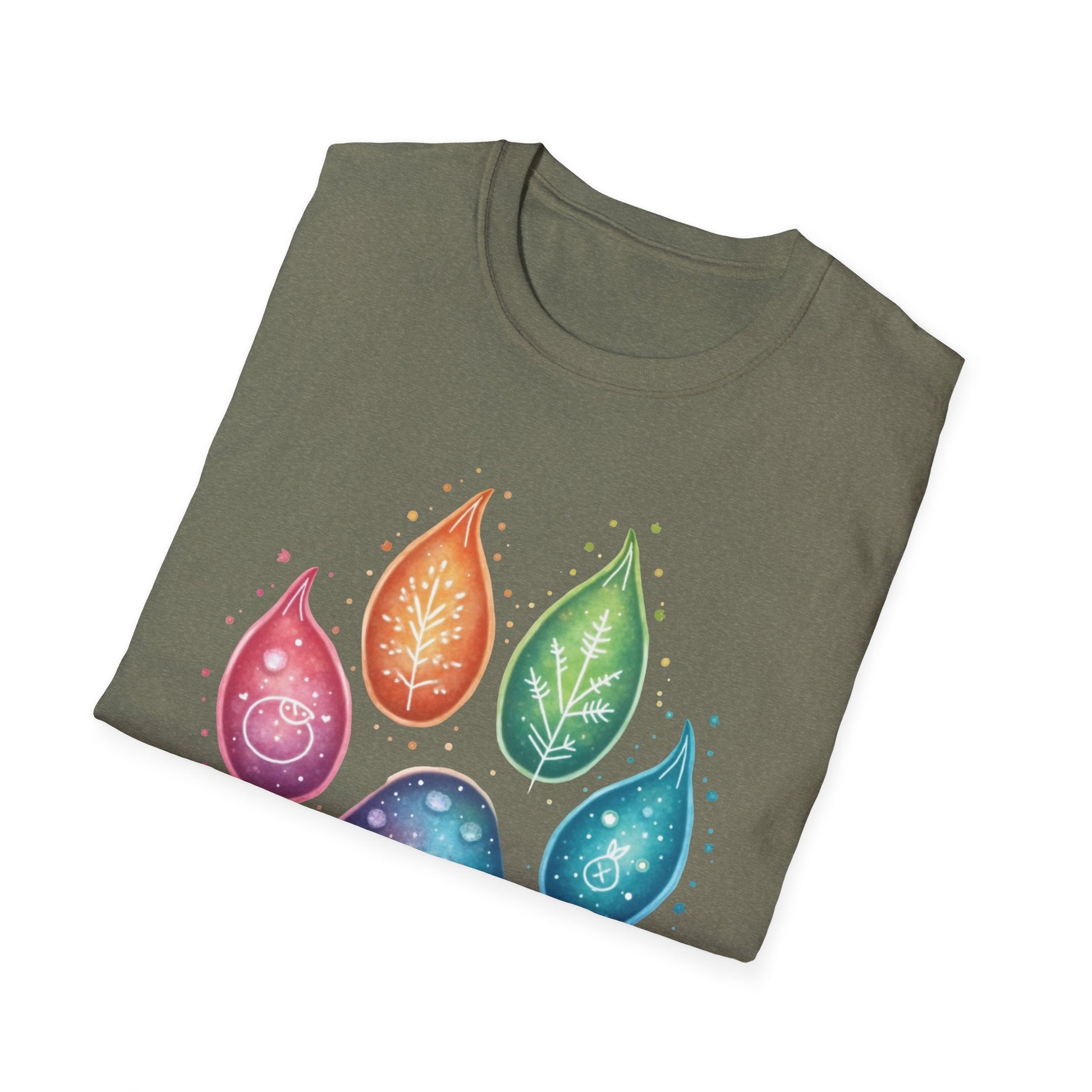 Paw Print T-Shirt - Color Your World with Softstyle Unisex Tee
