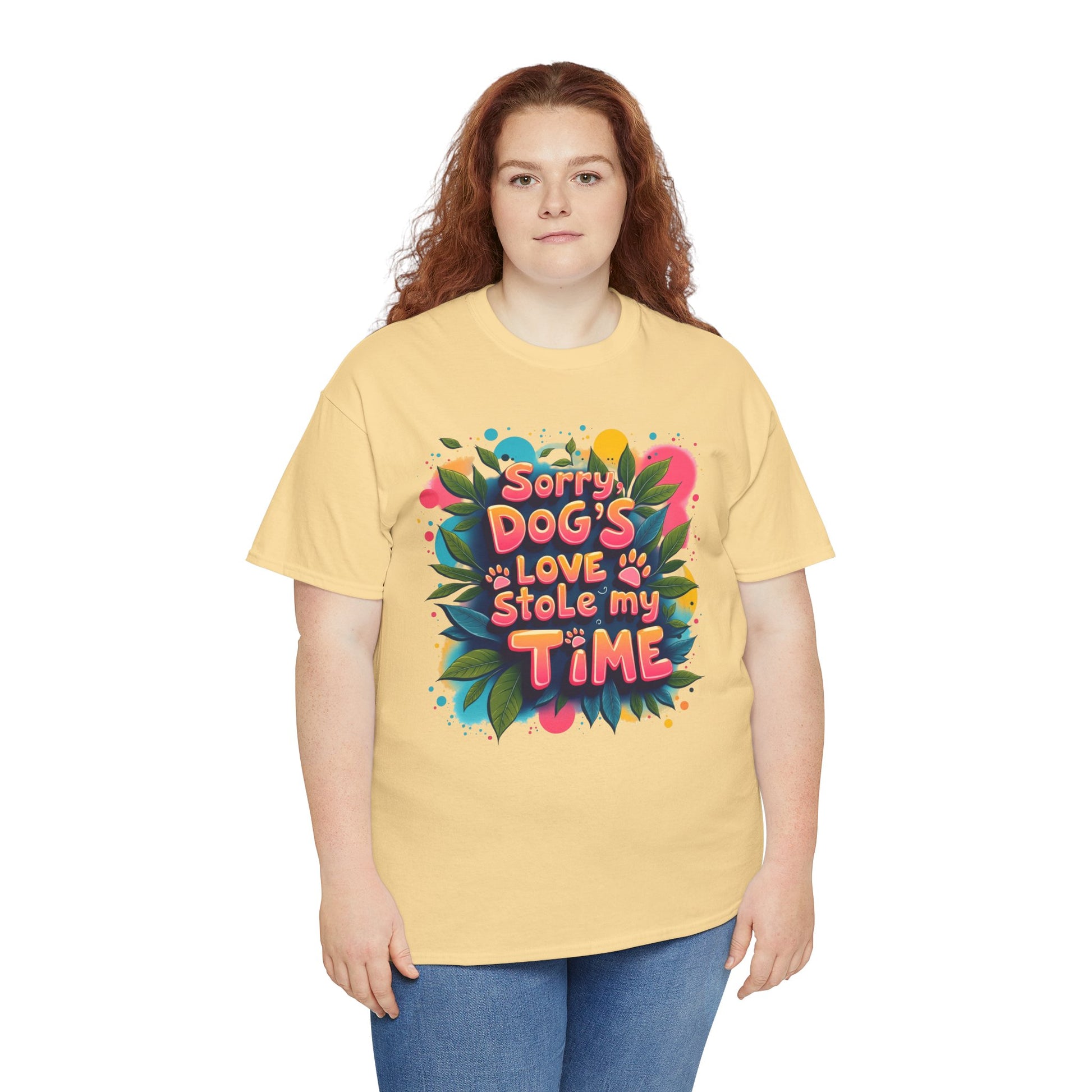 Dog Love Unisex Tee - Sorry Dog's Love Stole My Time