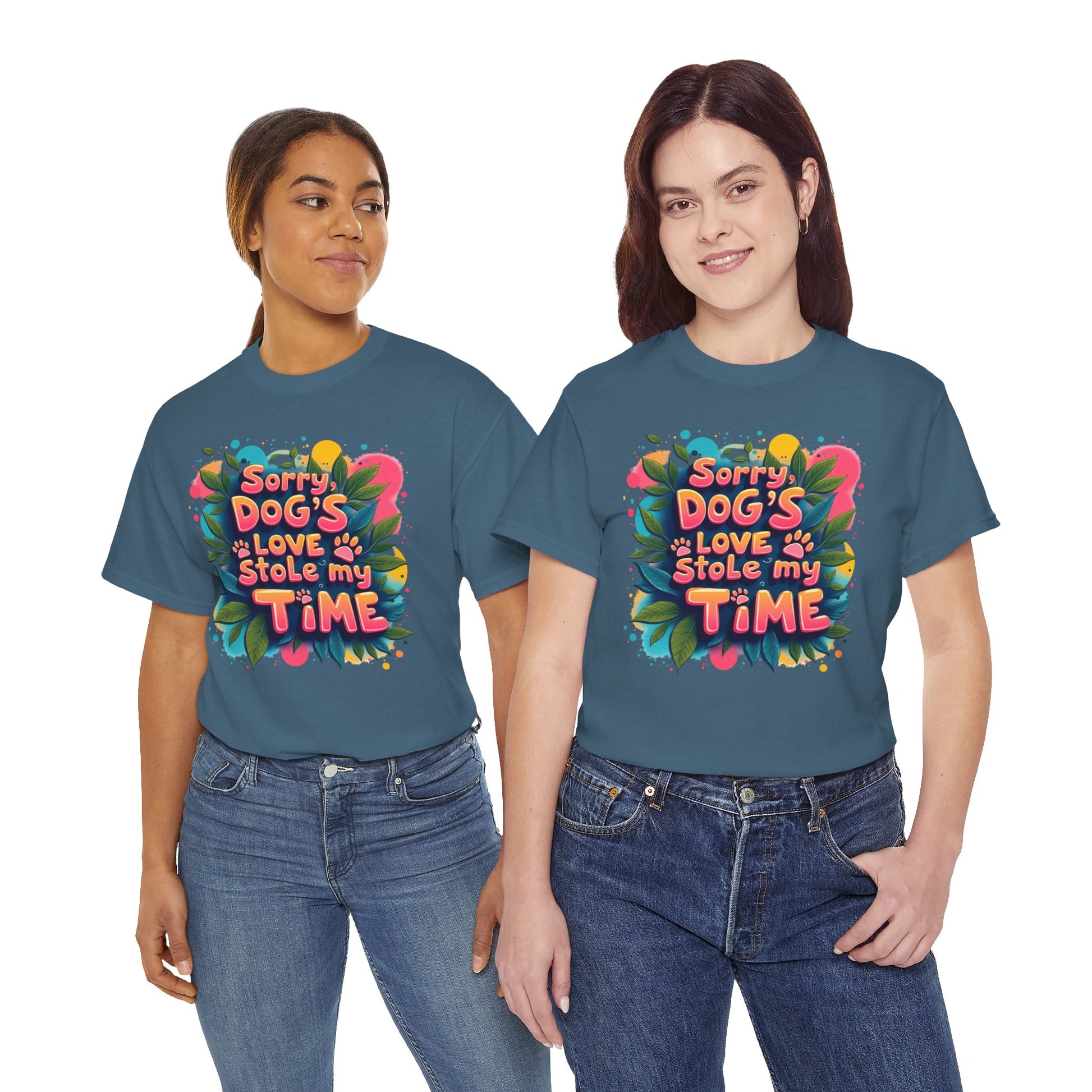 Dog Love Unisex Tee - Sorry Dog's Love Stole My Time