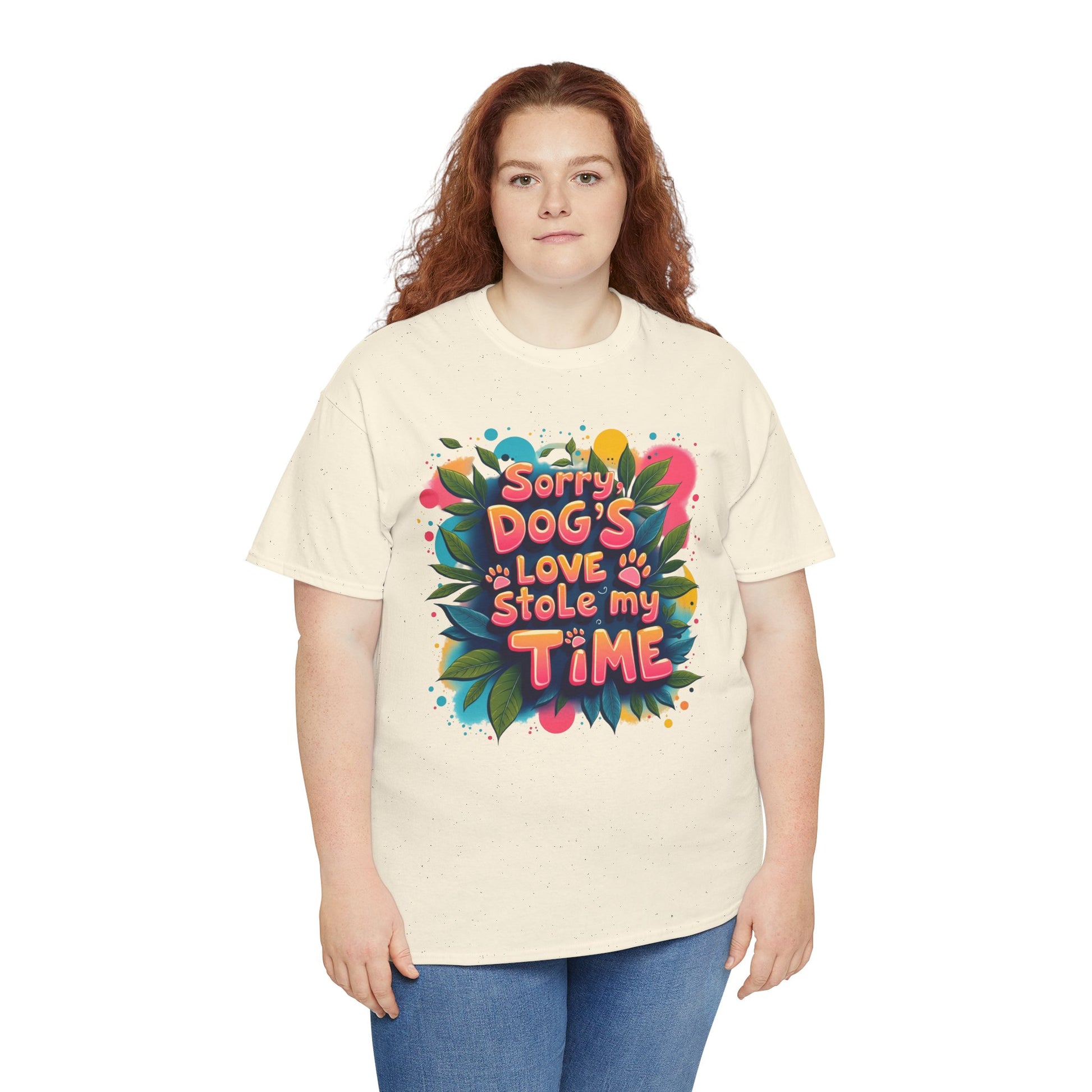 Dog Love Unisex Tee - Sorry Dog's Love Stole My Time