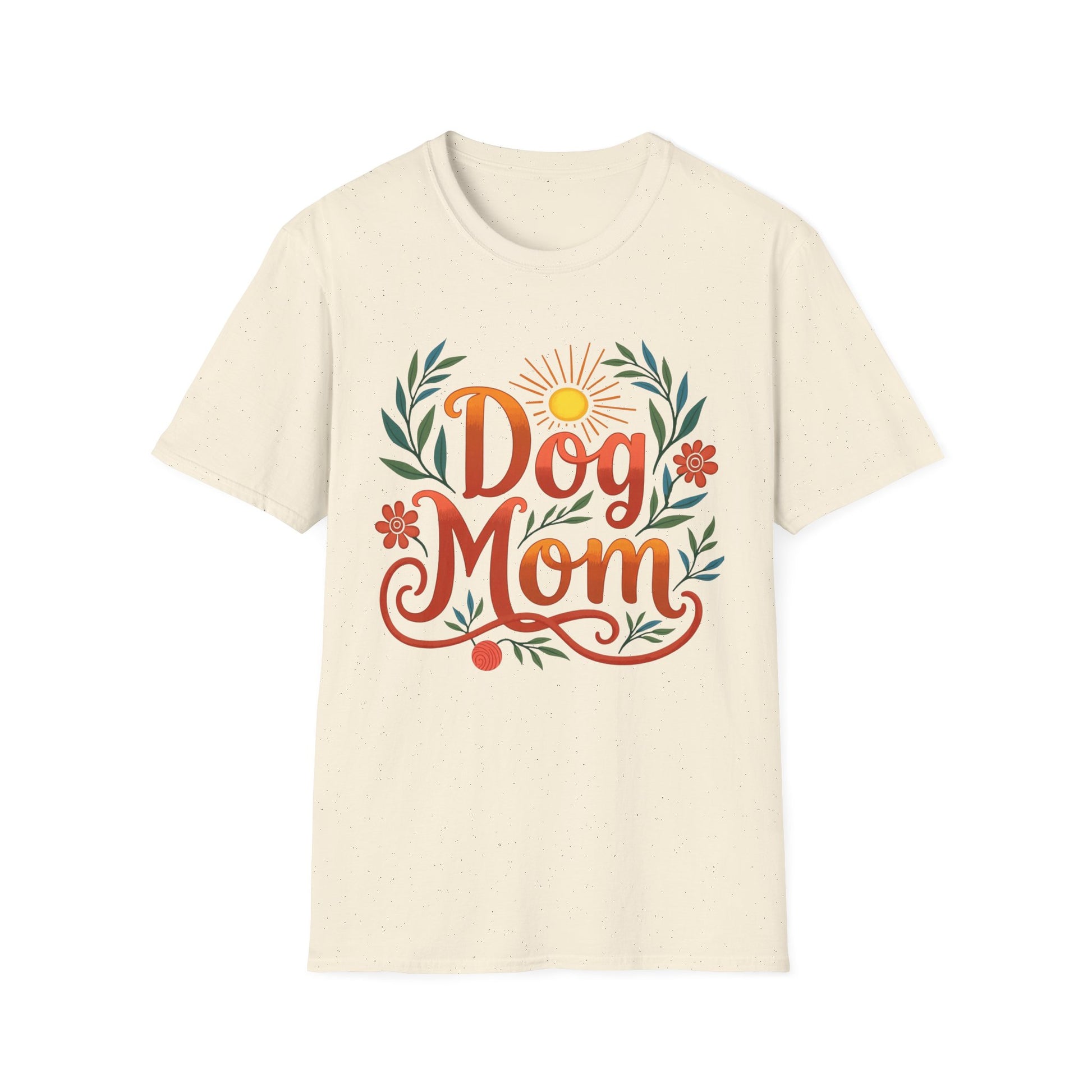 Dog Mom T-Shirt with Summer Vibe