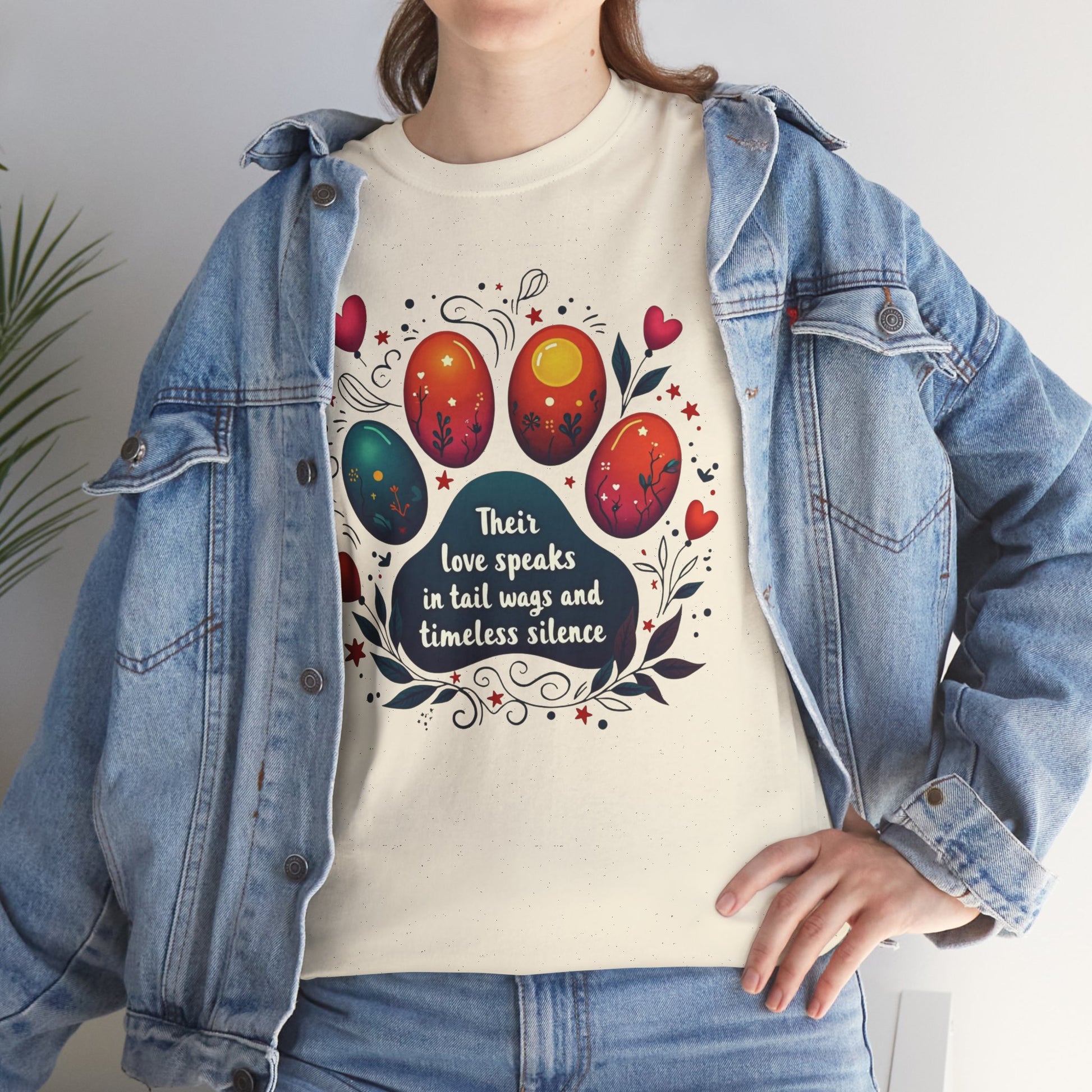 Dog Lover Tee - Their Love Speaks in Tail Wags