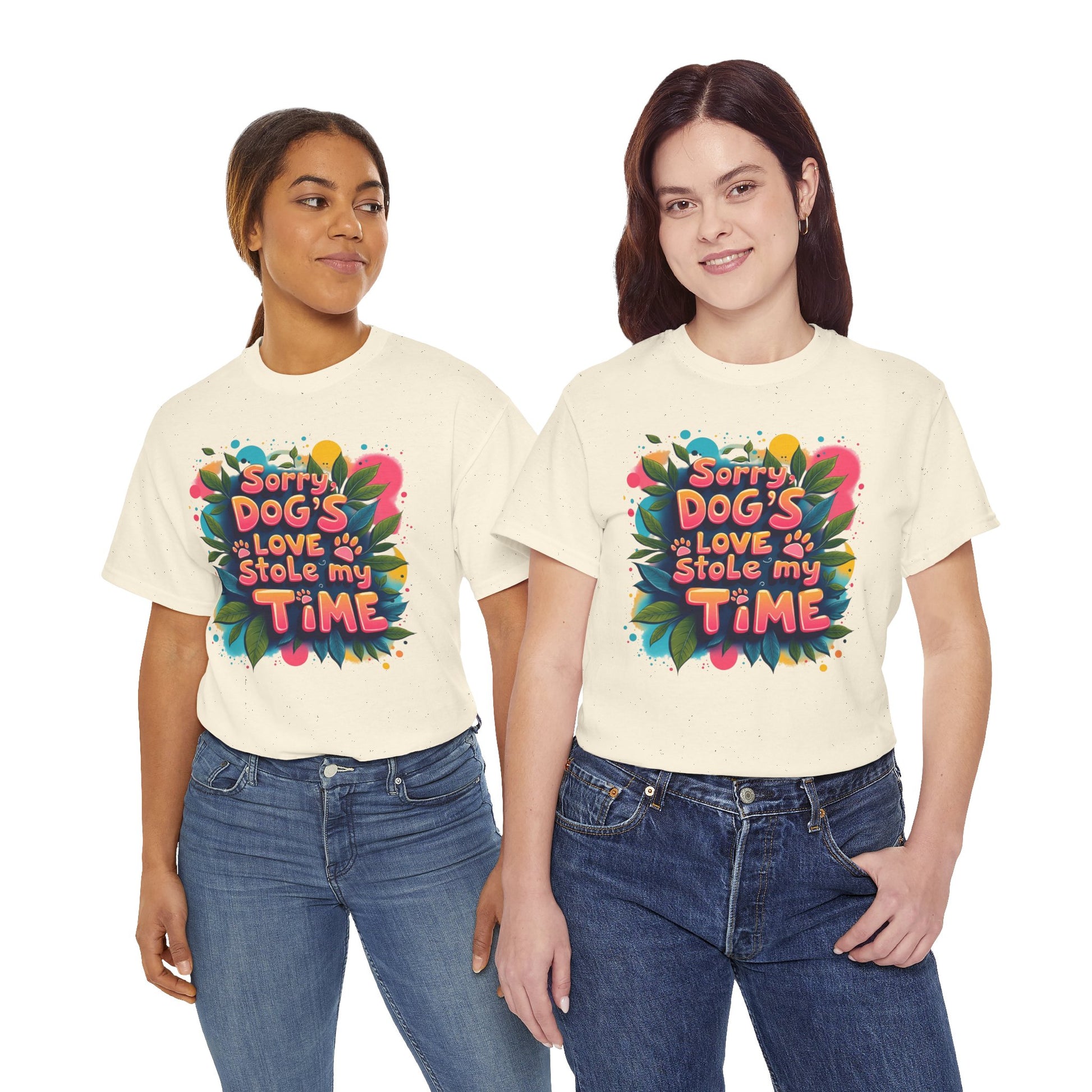 Dog Love Unisex Tee - Sorry Dog's Love Stole My Time