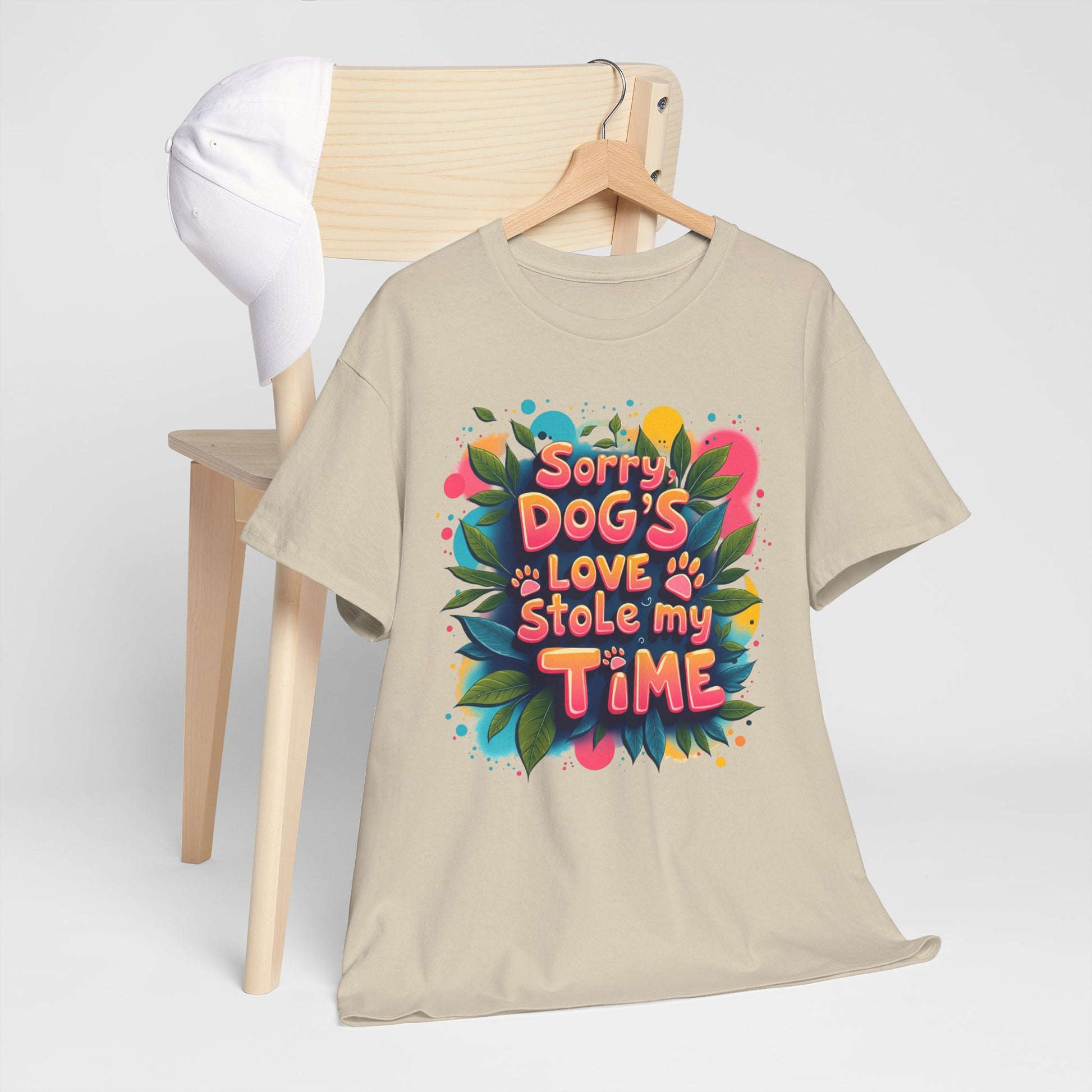 Dog Love Unisex Tee - Sorry Dog's Love Stole My Time