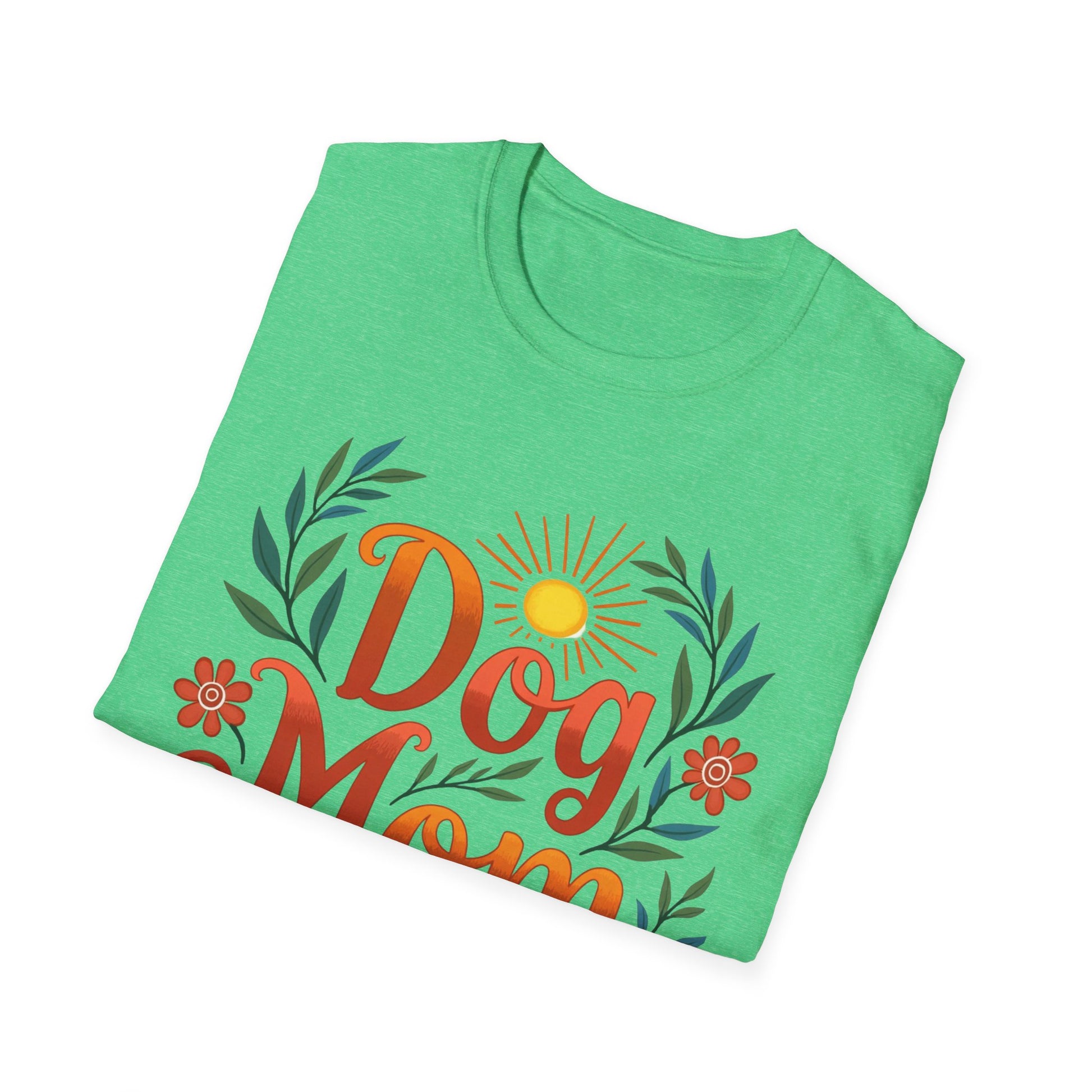 Dog Mom T-Shirt with Summer Vibe