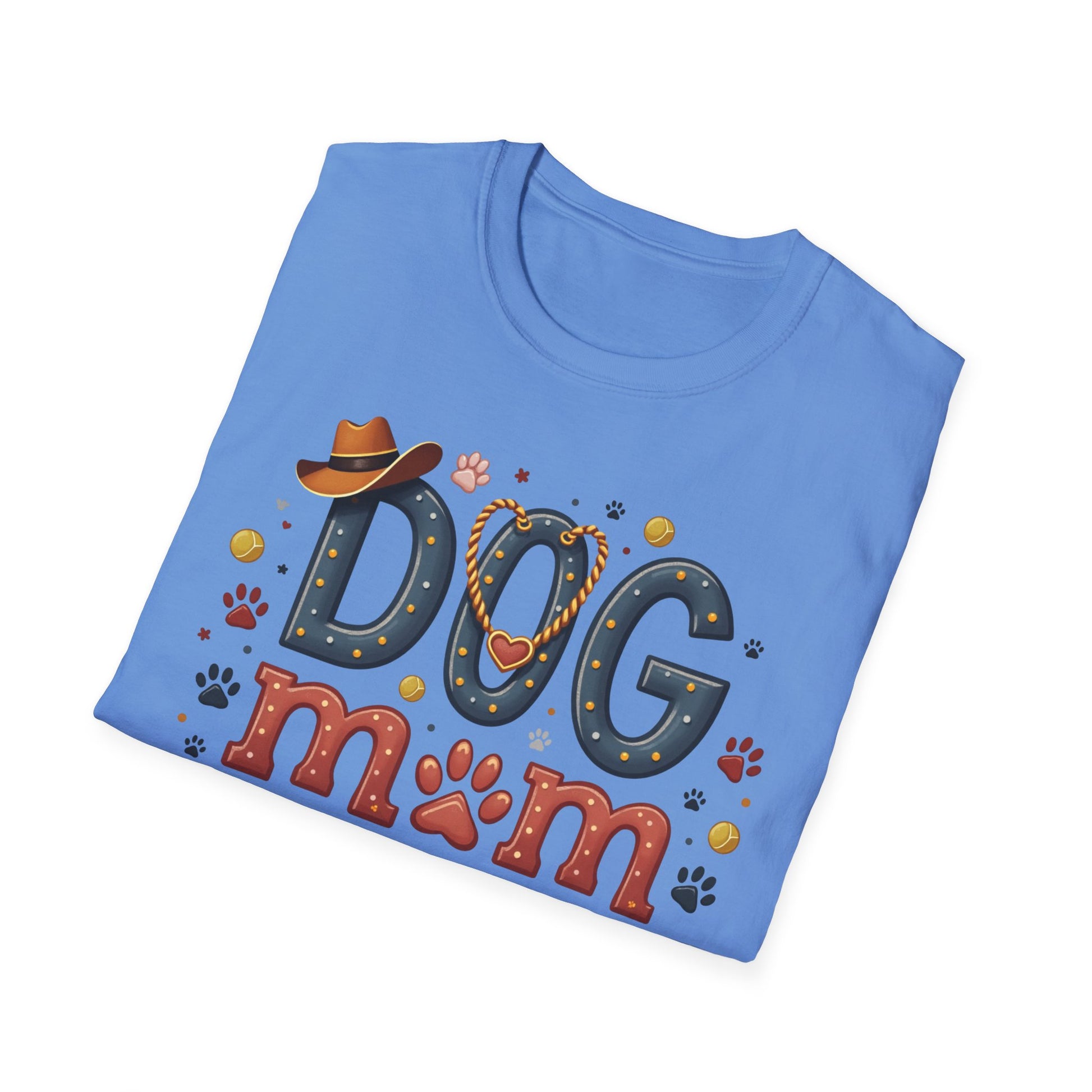 Texas Dog Mom T-Shirt with Texas Map Design
