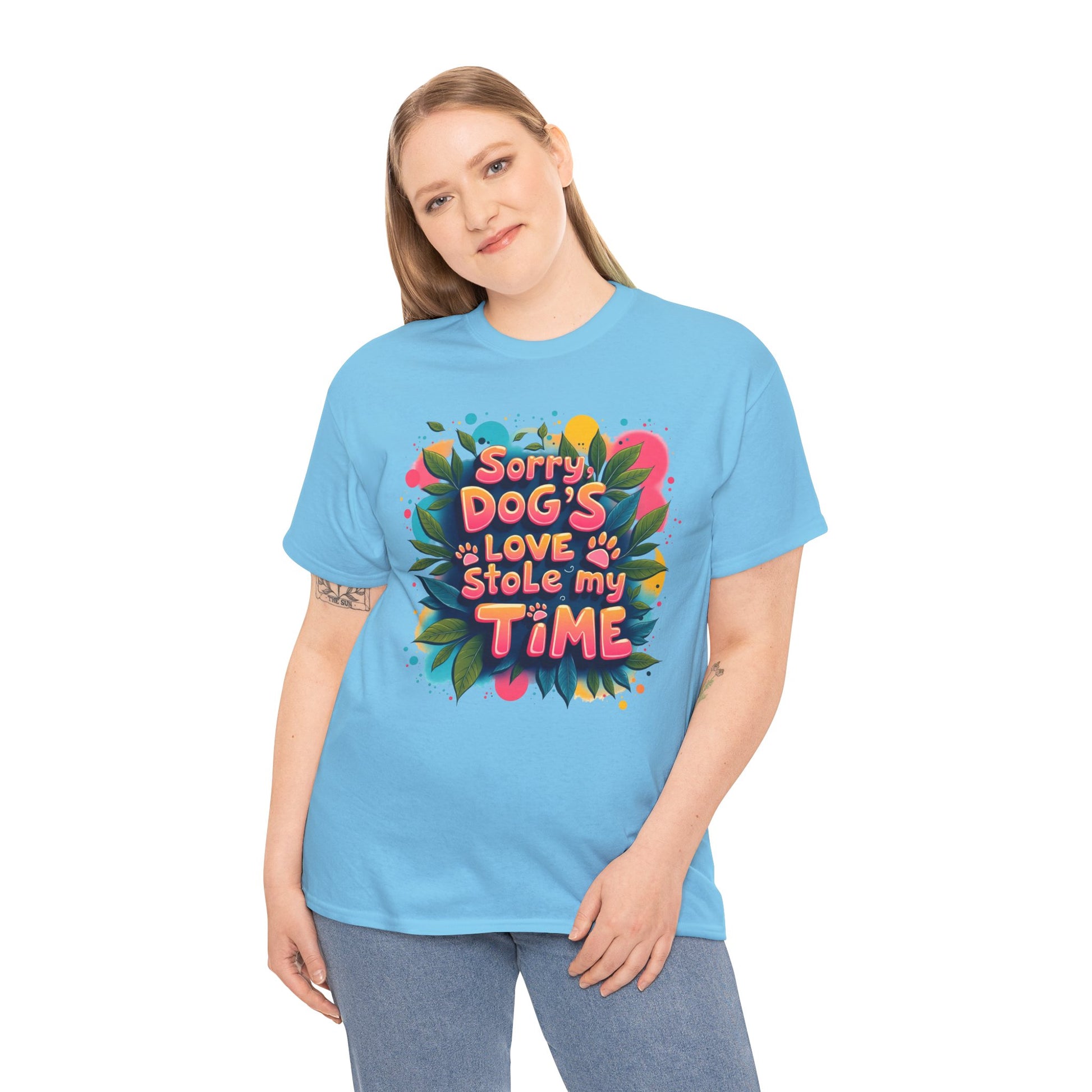 Dog Love Unisex Tee - Sorry Dog's Love Stole My Time