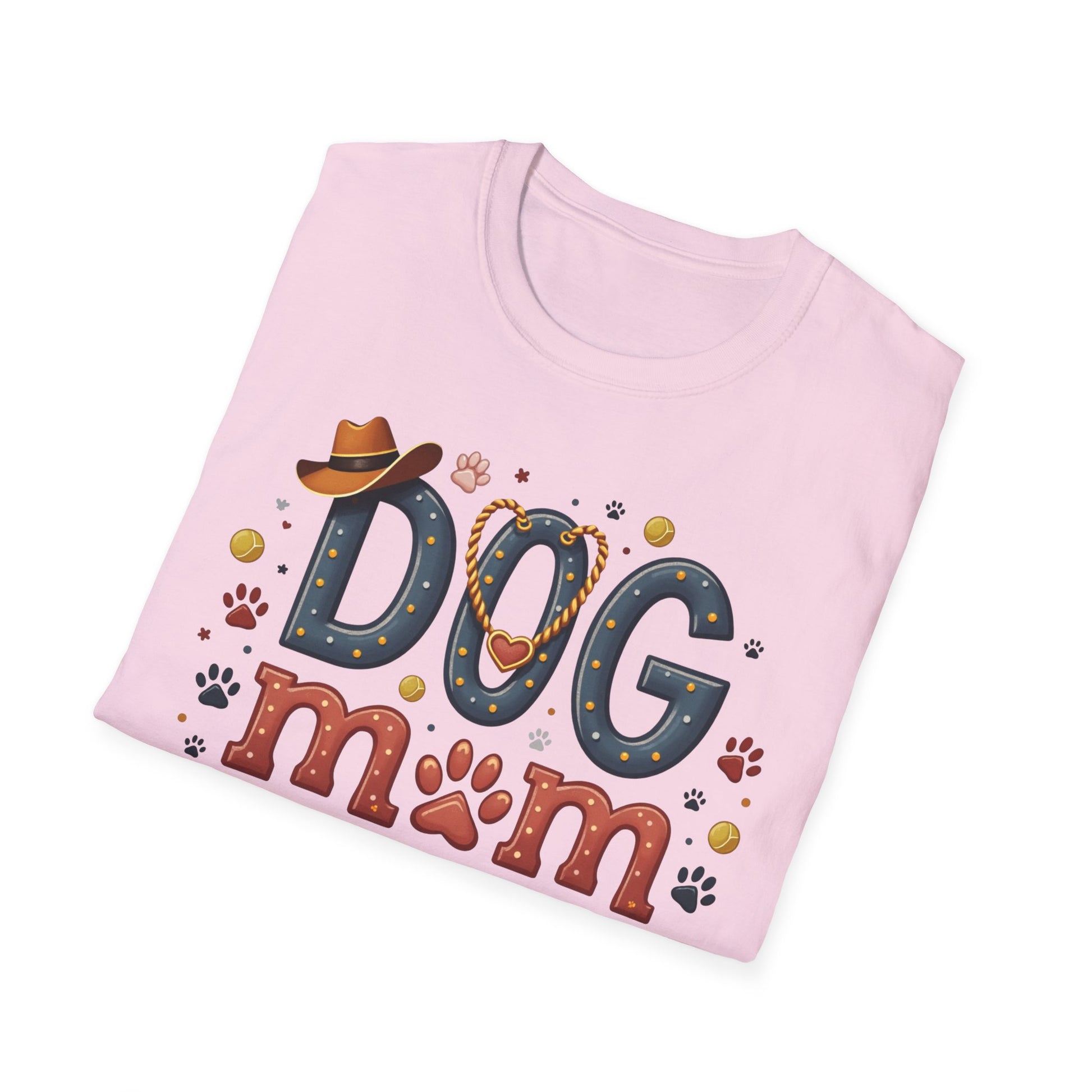 Texas Dog Mom T-Shirt with Texas Map Design