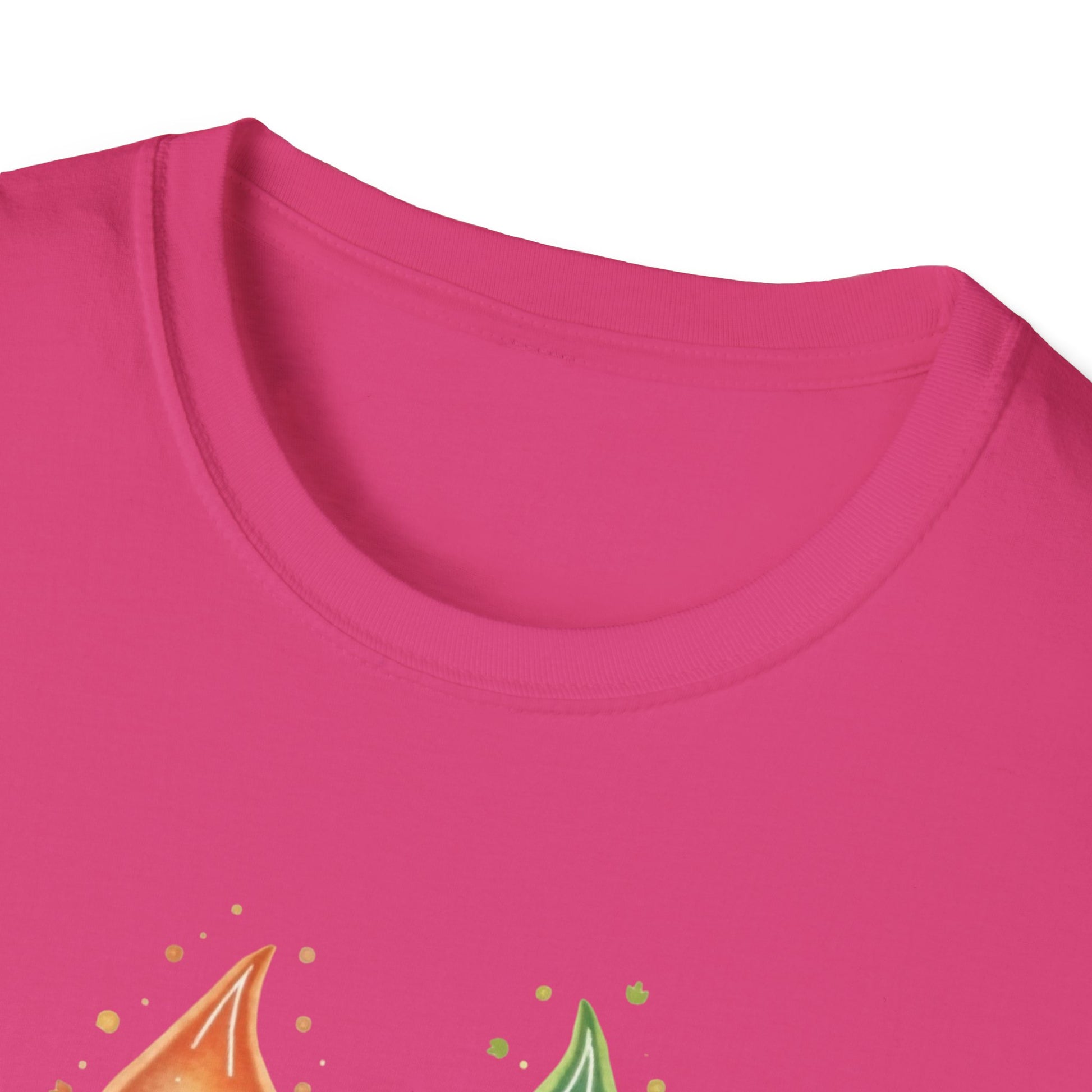 Paw Print T-Shirt - Color Your World with Softstyle Unisex Tee