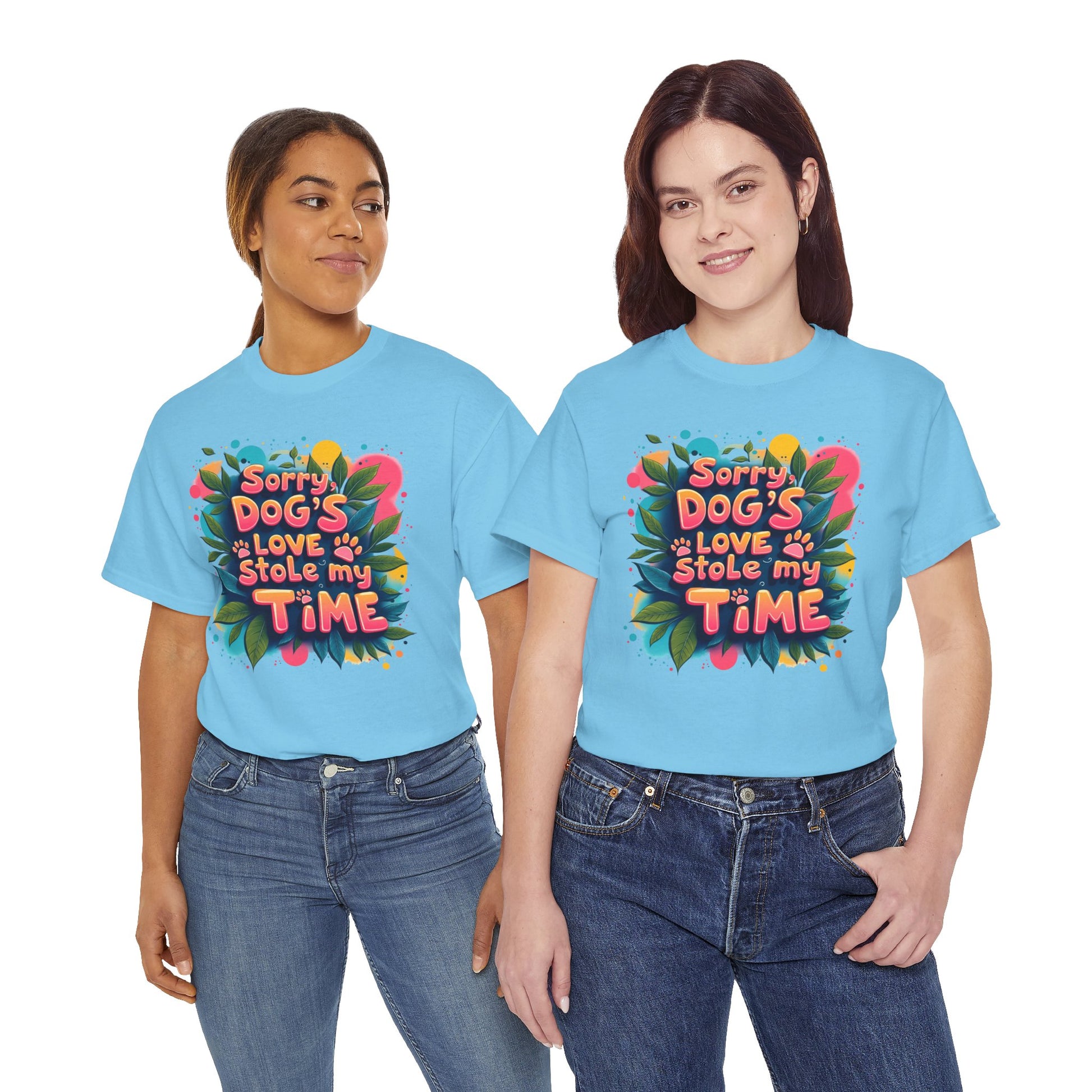 Dog Love Unisex Tee - Sorry Dog's Love Stole My Time