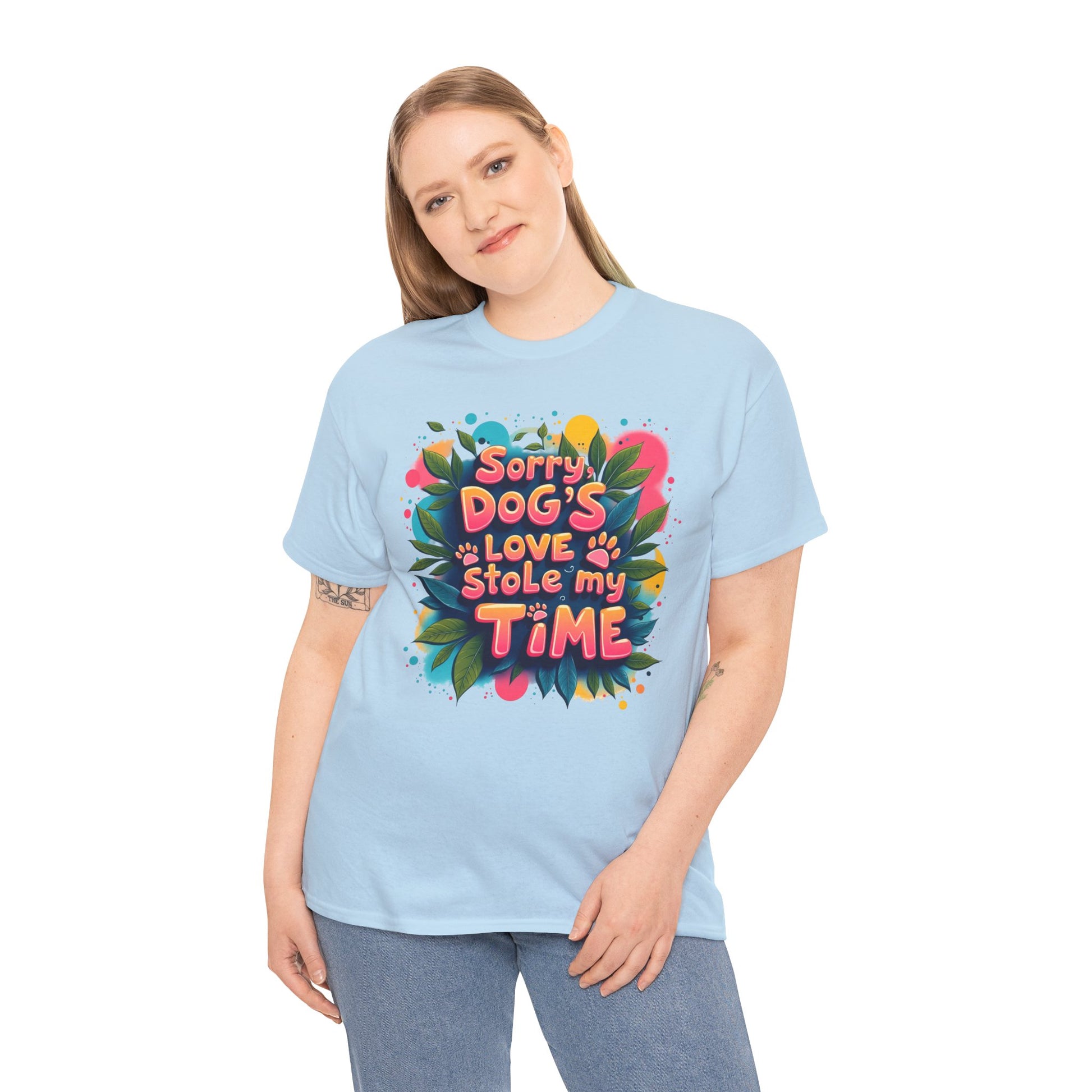 Dog Love Unisex Tee - Sorry Dog's Love Stole My Time