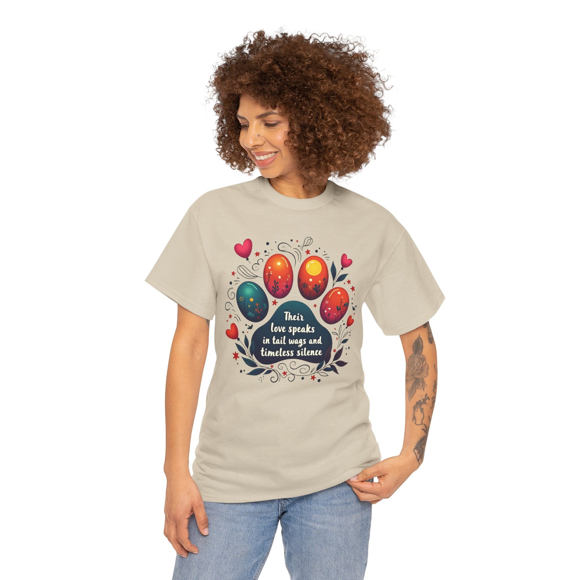 Dog Lover Tee - Their Love Speaks in Tail Wags