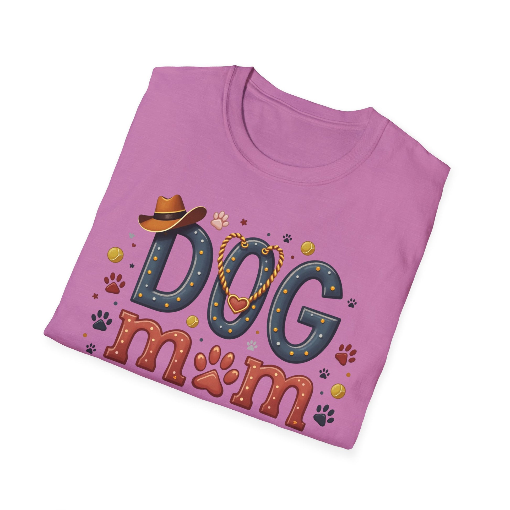 Texas Dog Mom T-Shirt with Texas Map Design
