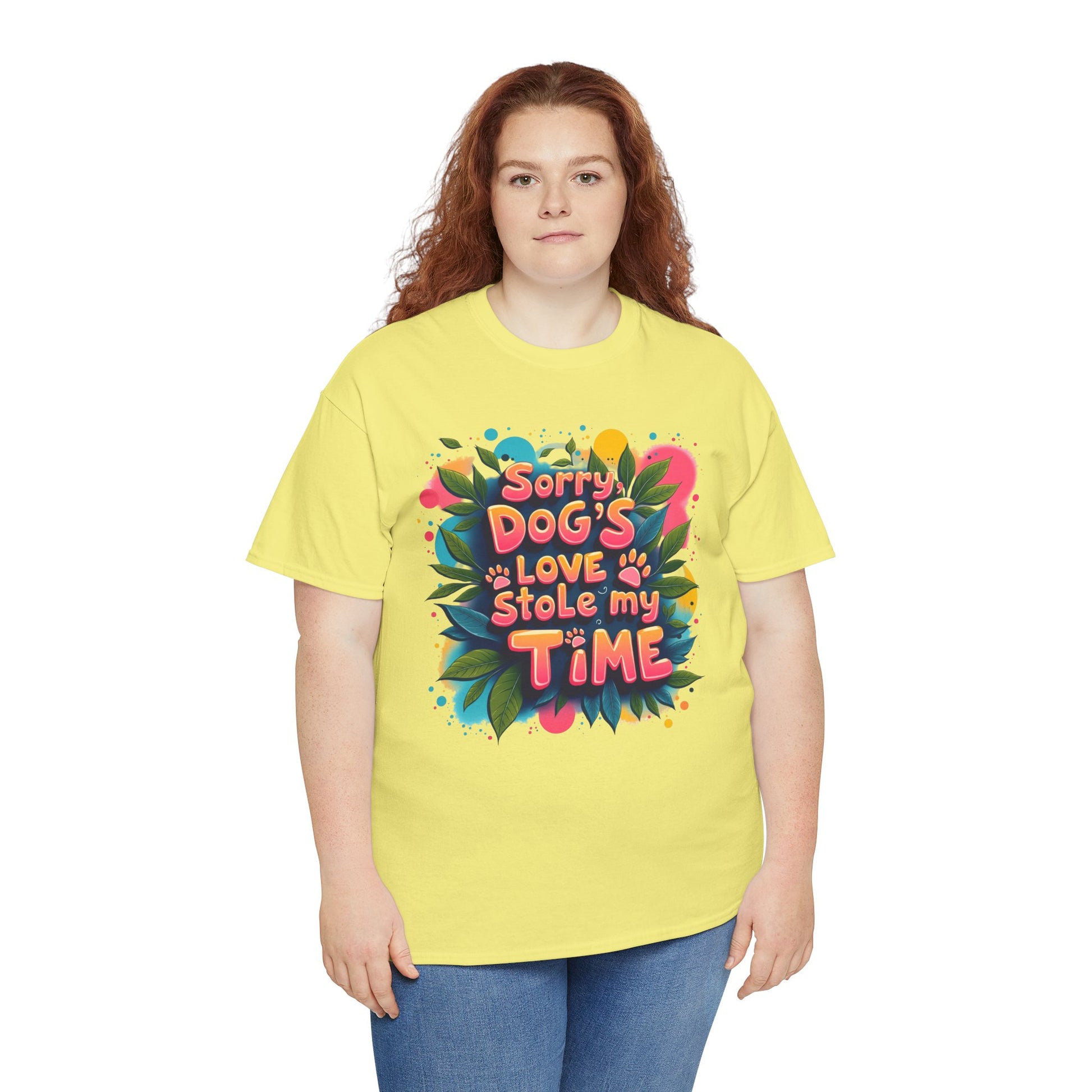 Dog Love Unisex Tee - Sorry Dog's Love Stole My Time