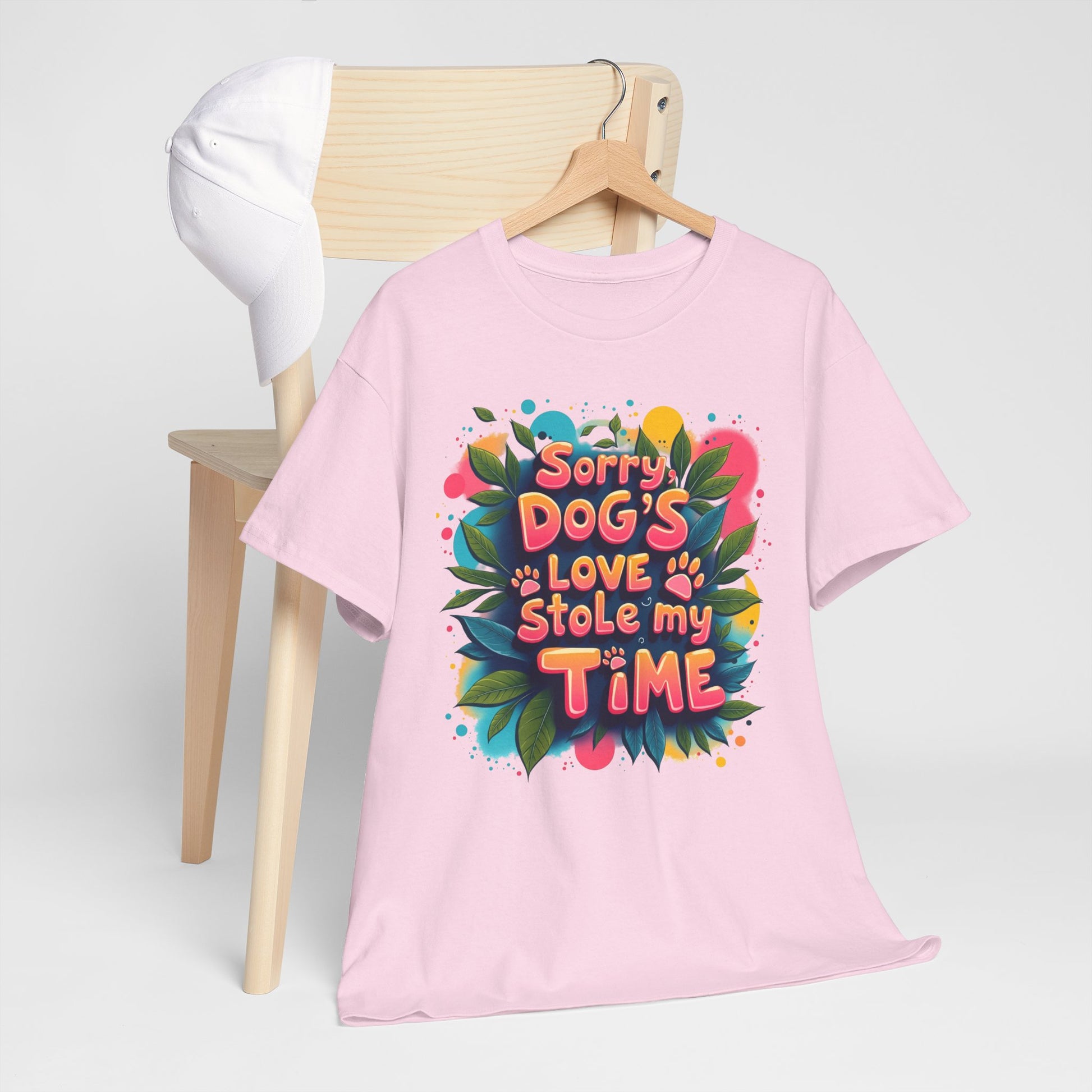 Dog Love Unisex Tee - Sorry Dog's Love Stole My Time