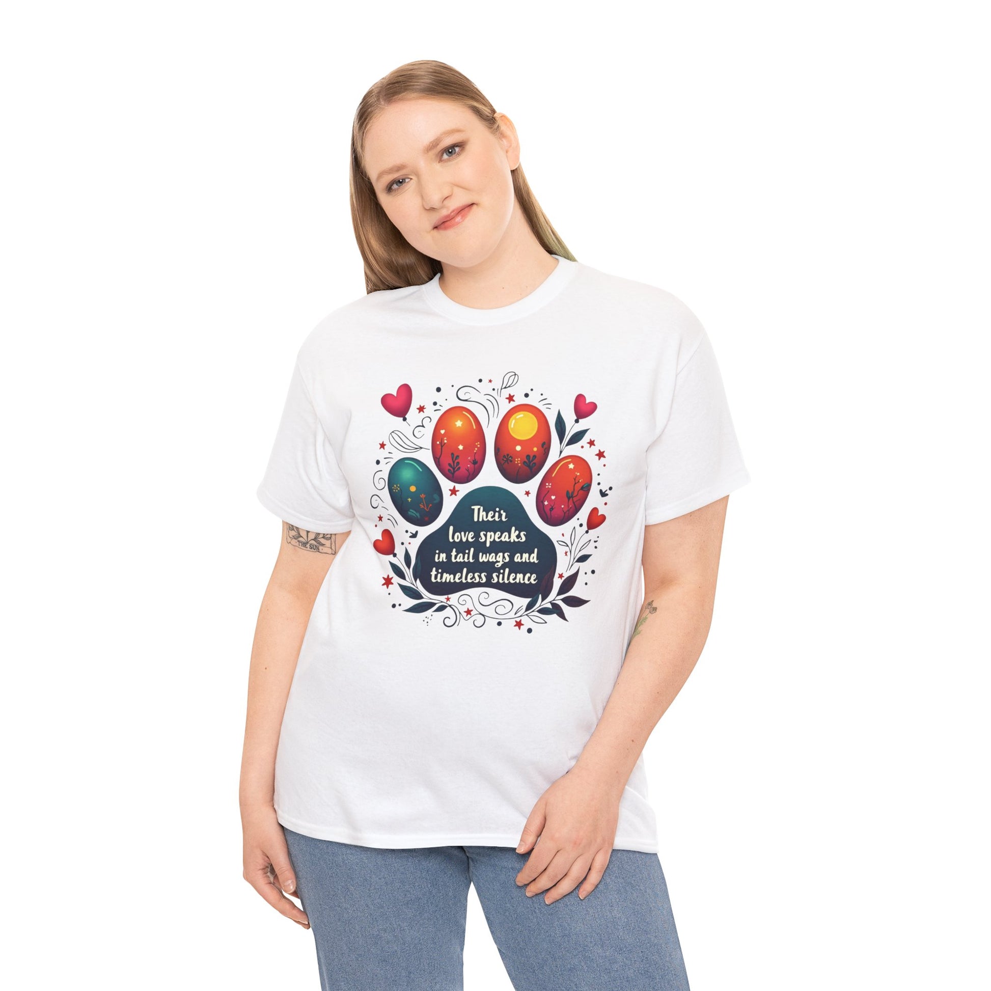 Dog Lover Tee - Their Love Speaks in Tail Wags