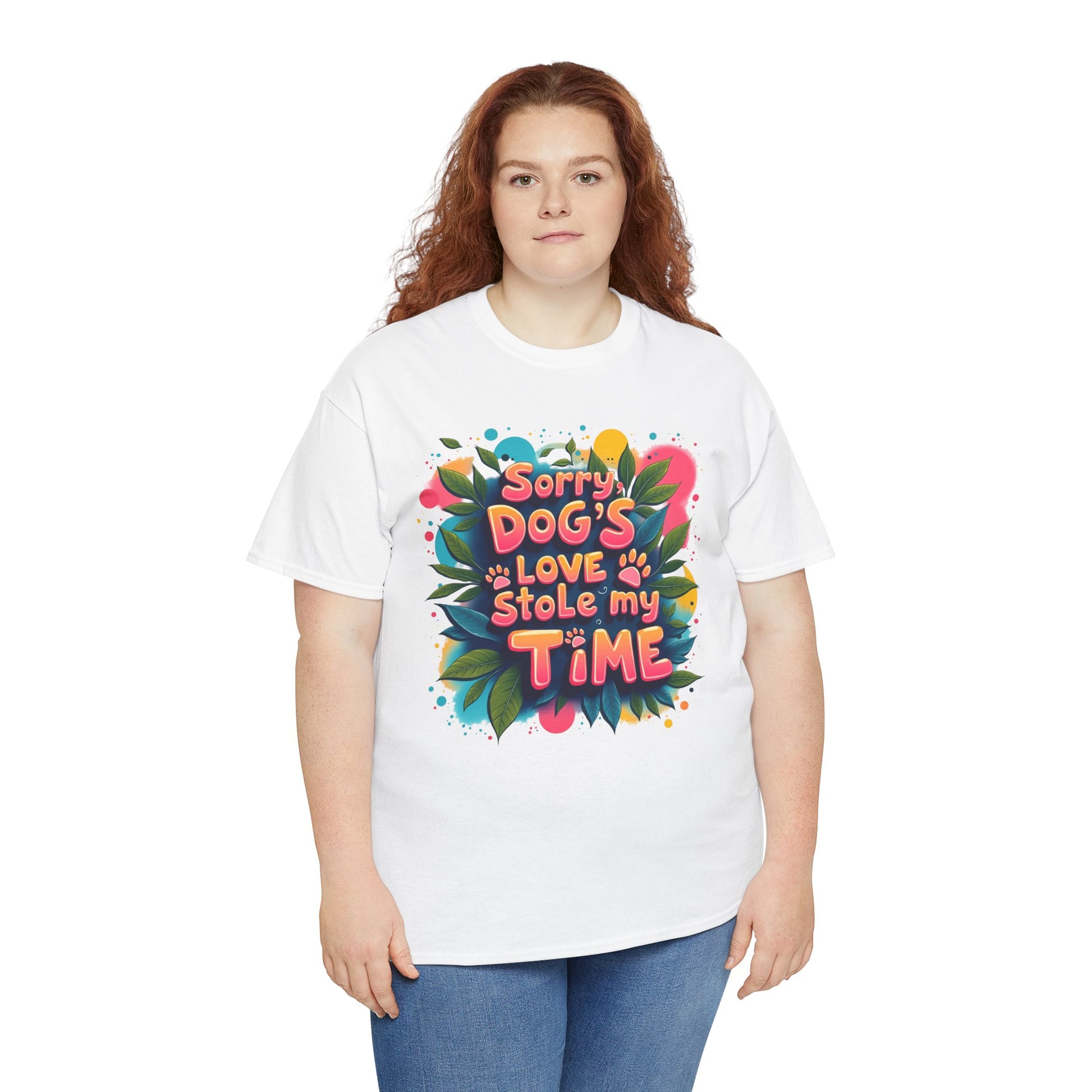 Dog Love Unisex Tee - Sorry Dog's Love Stole My Time