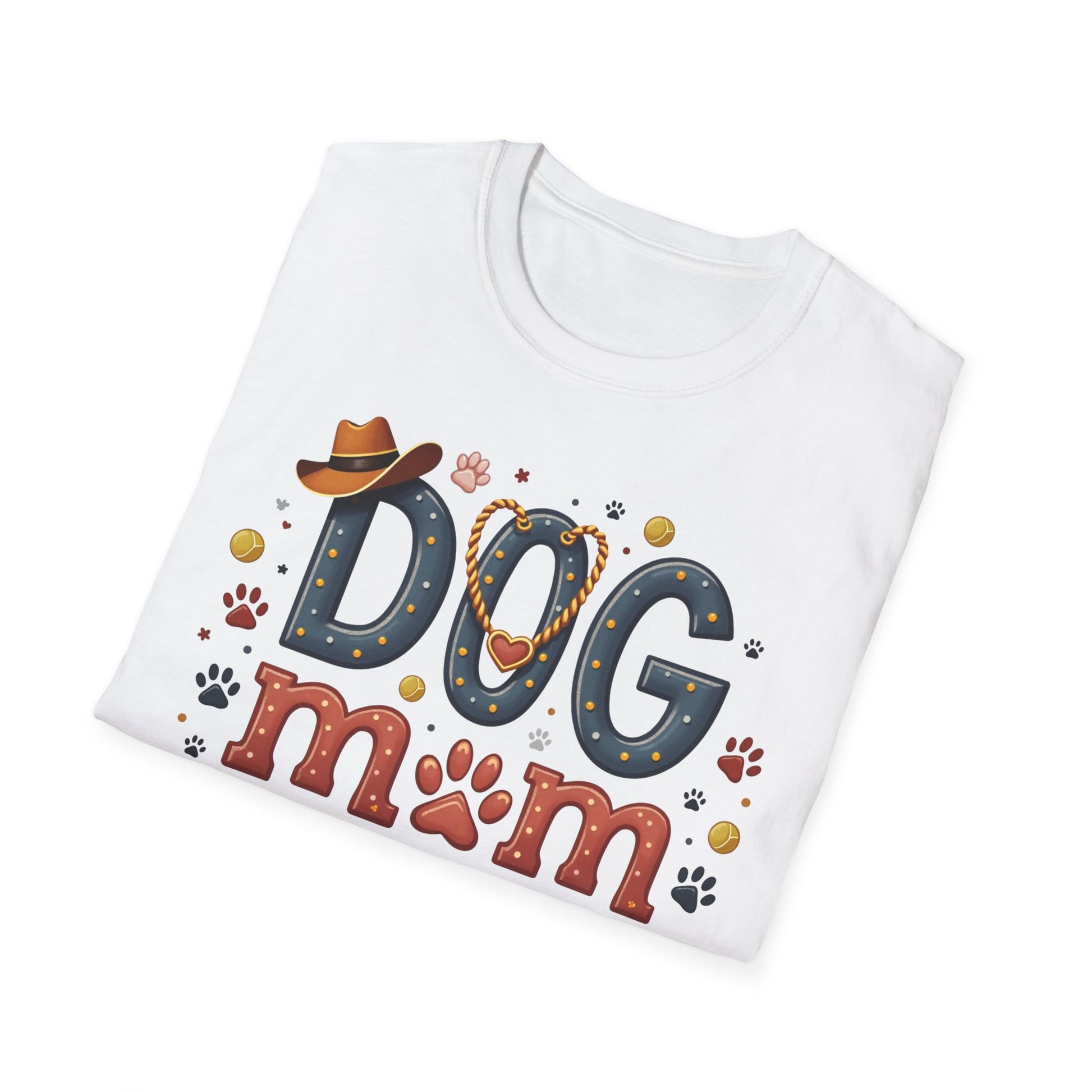 Texas Dog Mom T-Shirt with Texas Map Design