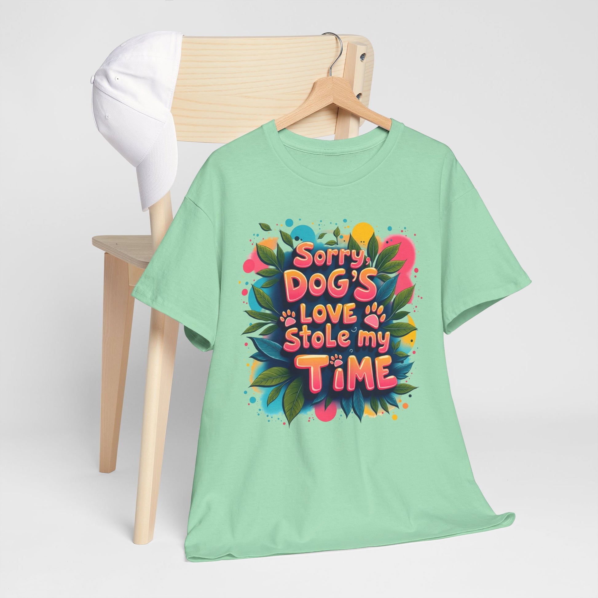 Dog Love Unisex Tee - Sorry Dog's Love Stole My Time